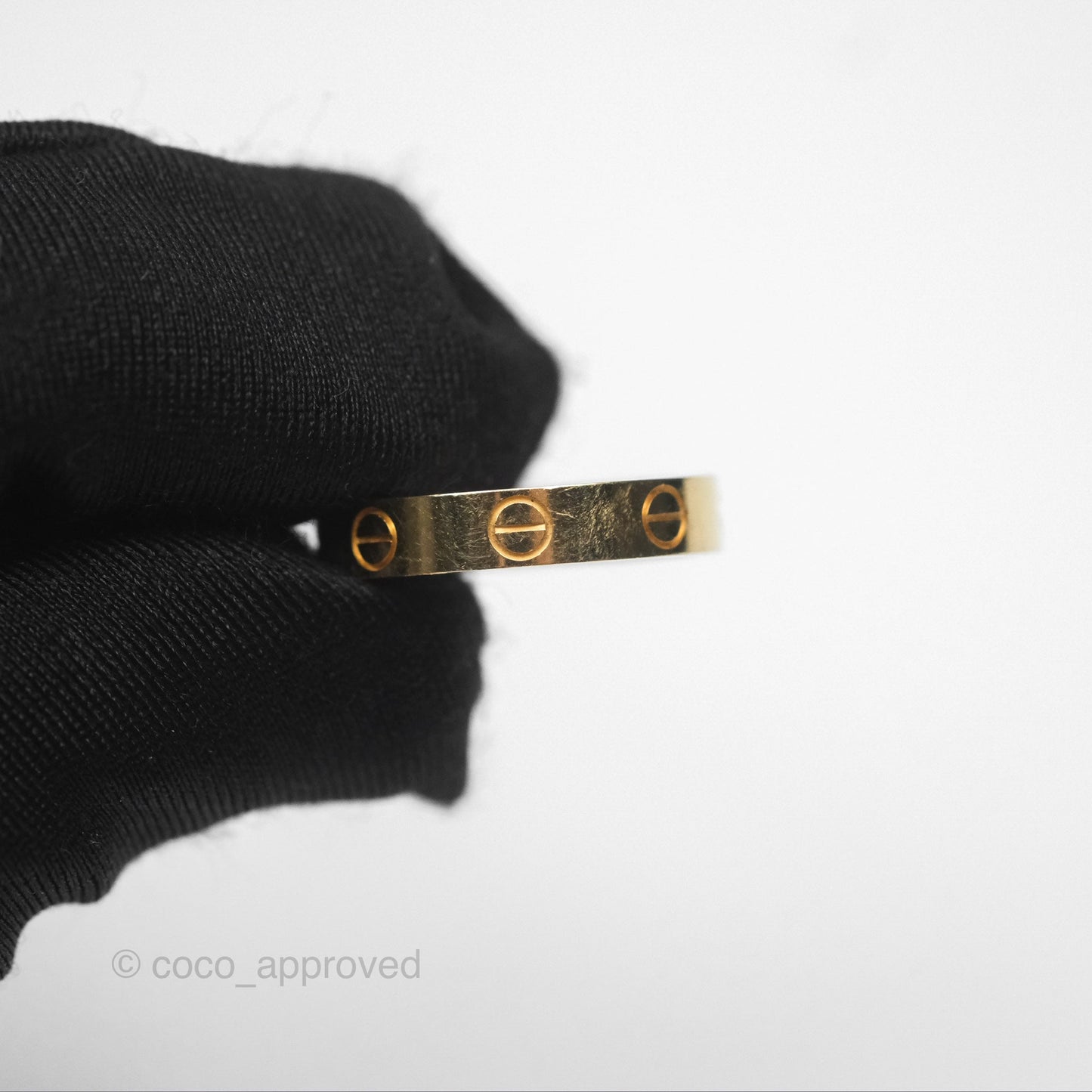 Cartier Love Band Ring Yellow Gold
