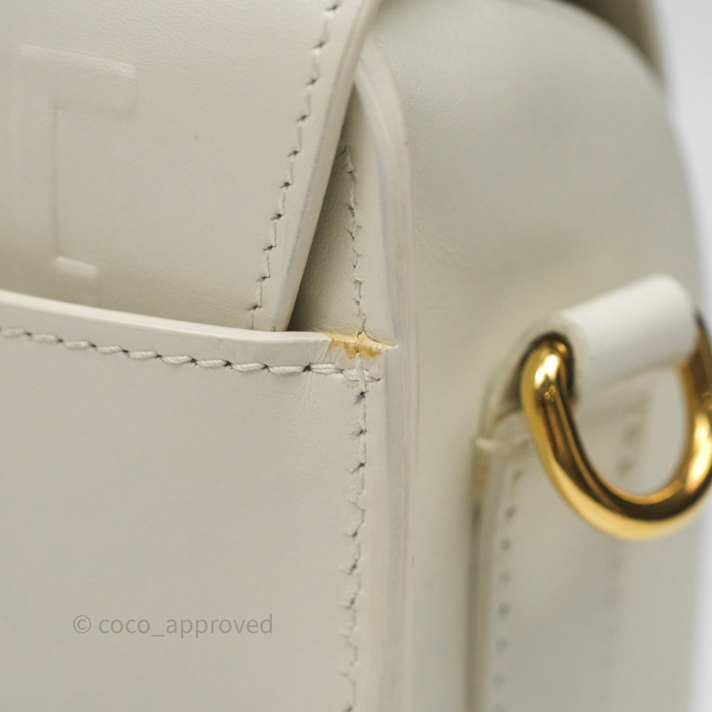 Christian Dior Medium Bobby Flap White Box Calfskin