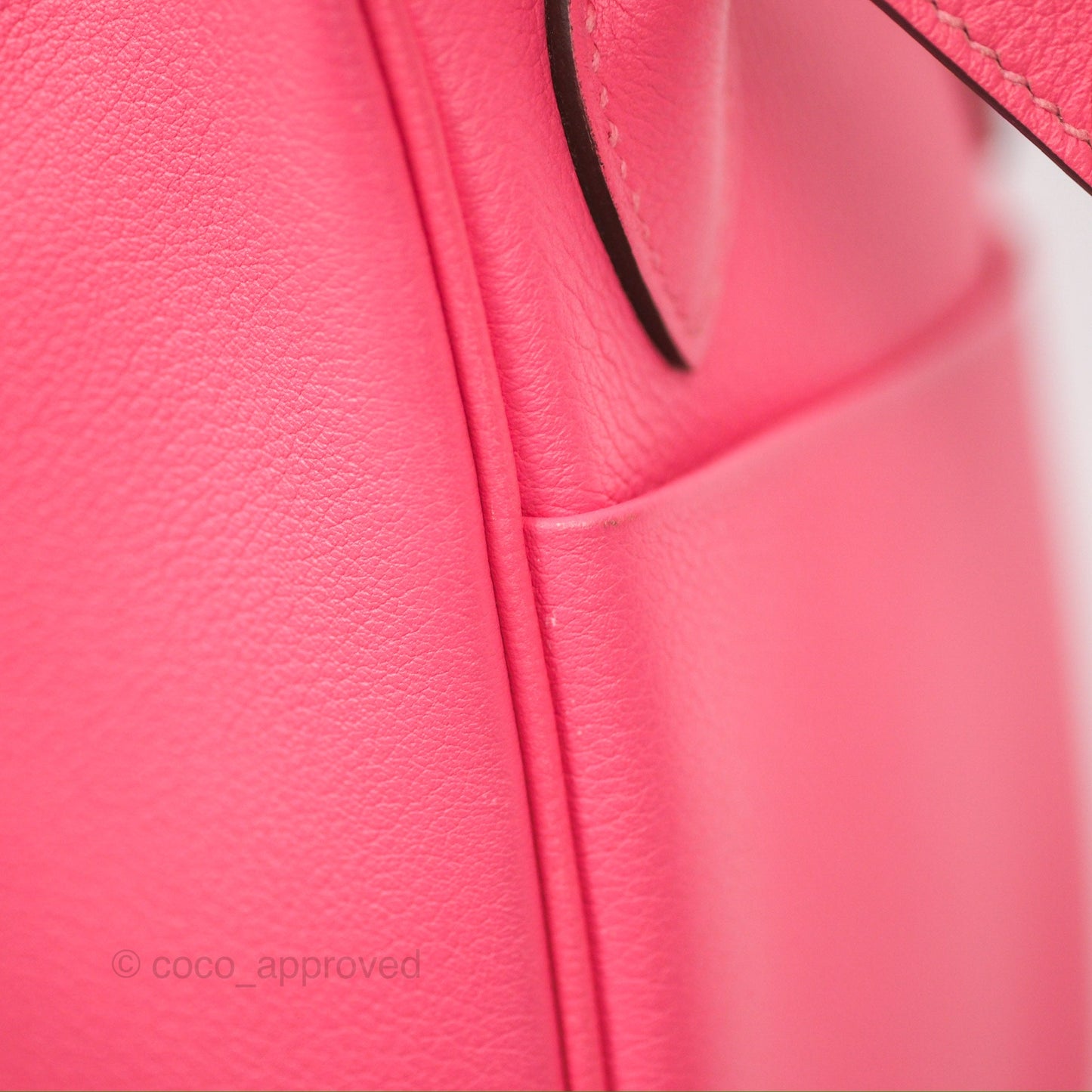 Hermès Lindy 26 Rose Azalee Evercolor Palladium Hardware