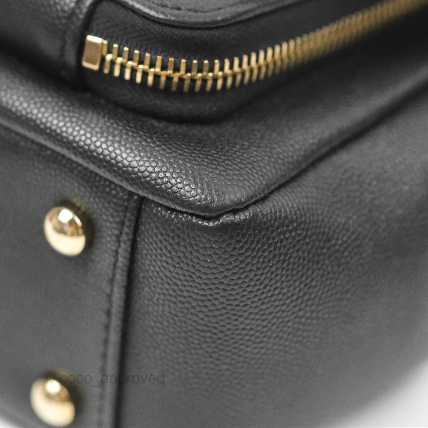 Chanel Quilted Medium Business Affinity Flap Black Caviar Gold Hardware