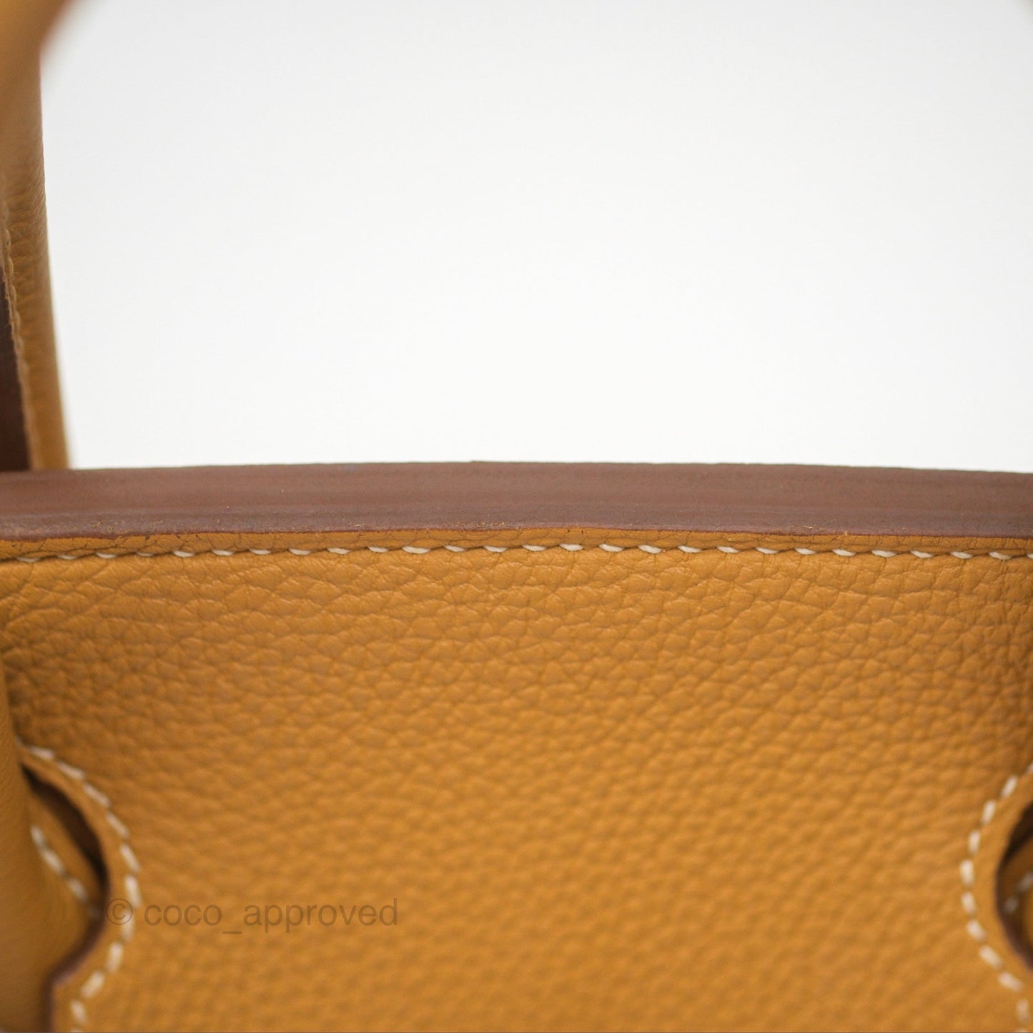Hermès Birkin 30 Retourne Nature Sable 21 Togo Palladium Hardware