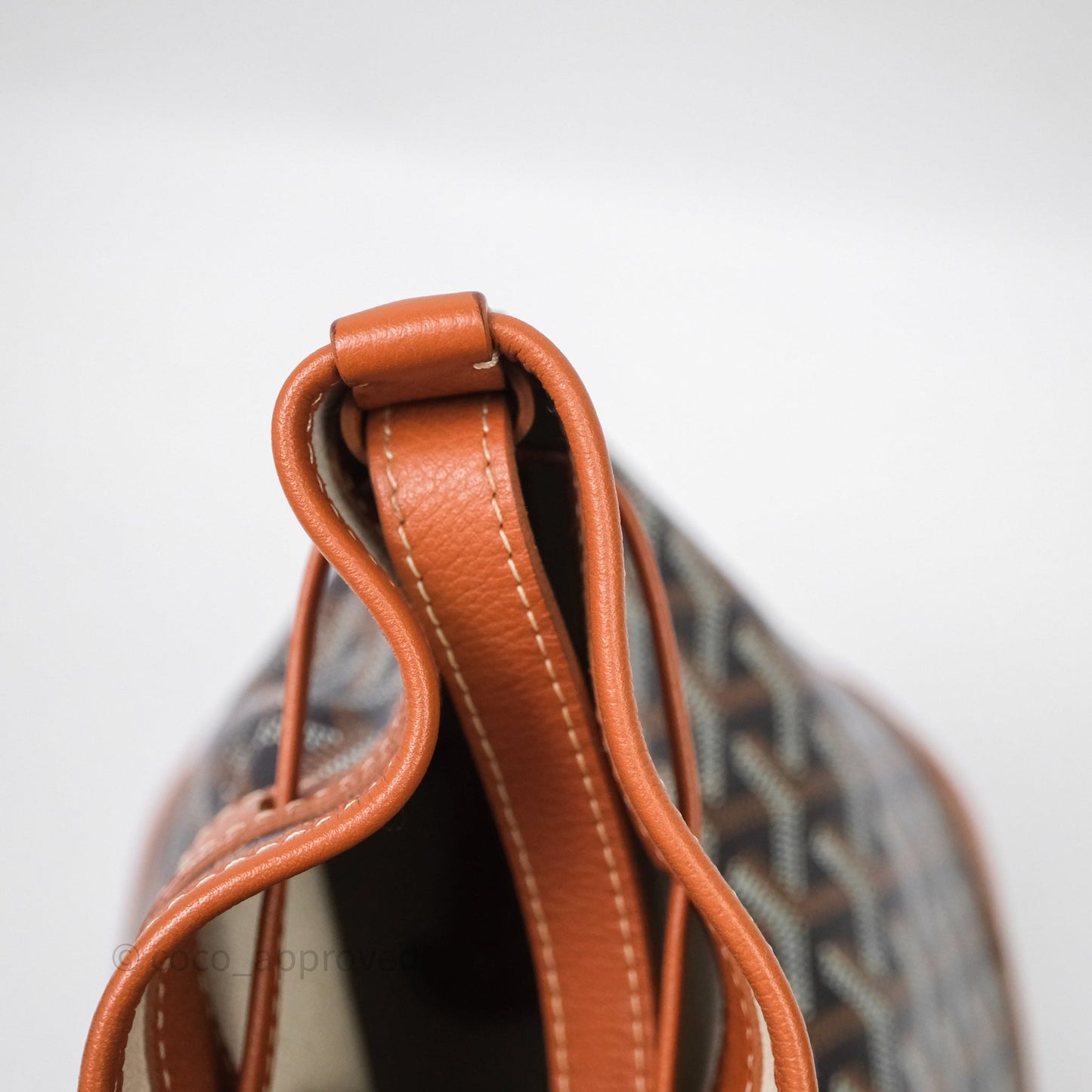 Goyard Petit Flot Bucket Bag Black & Tan Goyardine