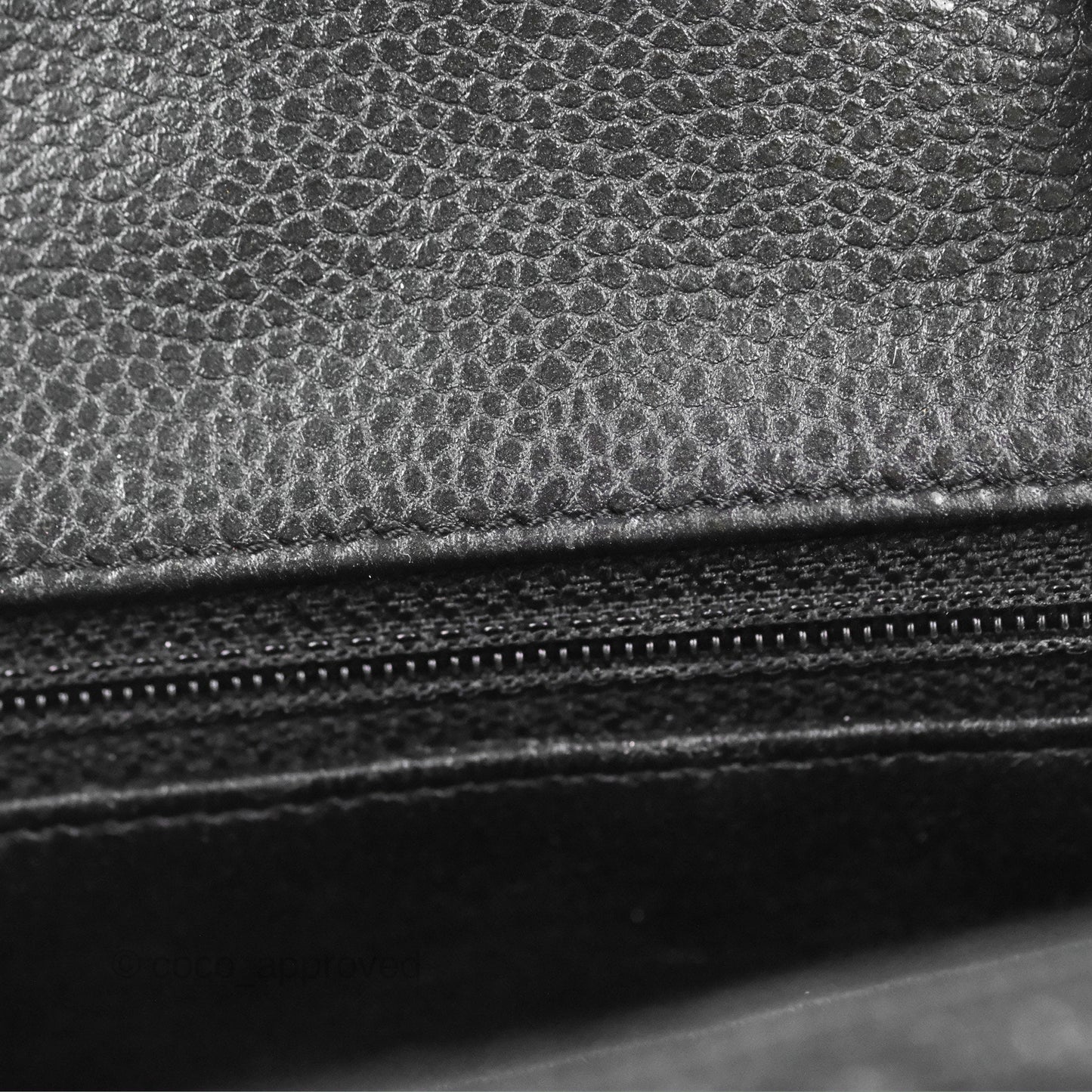 Chanel Quilted Mini Rectangular Flap Black Caviar Silver Hardware