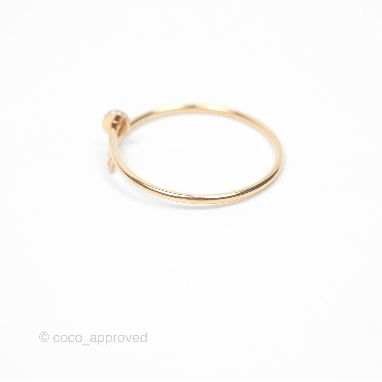 Cartier Small Juste Un Clou Bracelet 18K Pink Gold Diamond