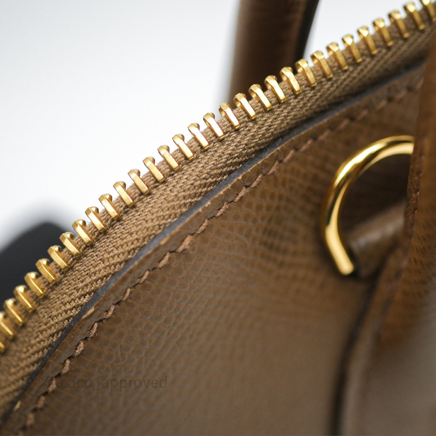 Hermès Bolide 25 Alezan 3G Epsom Gold Hardware