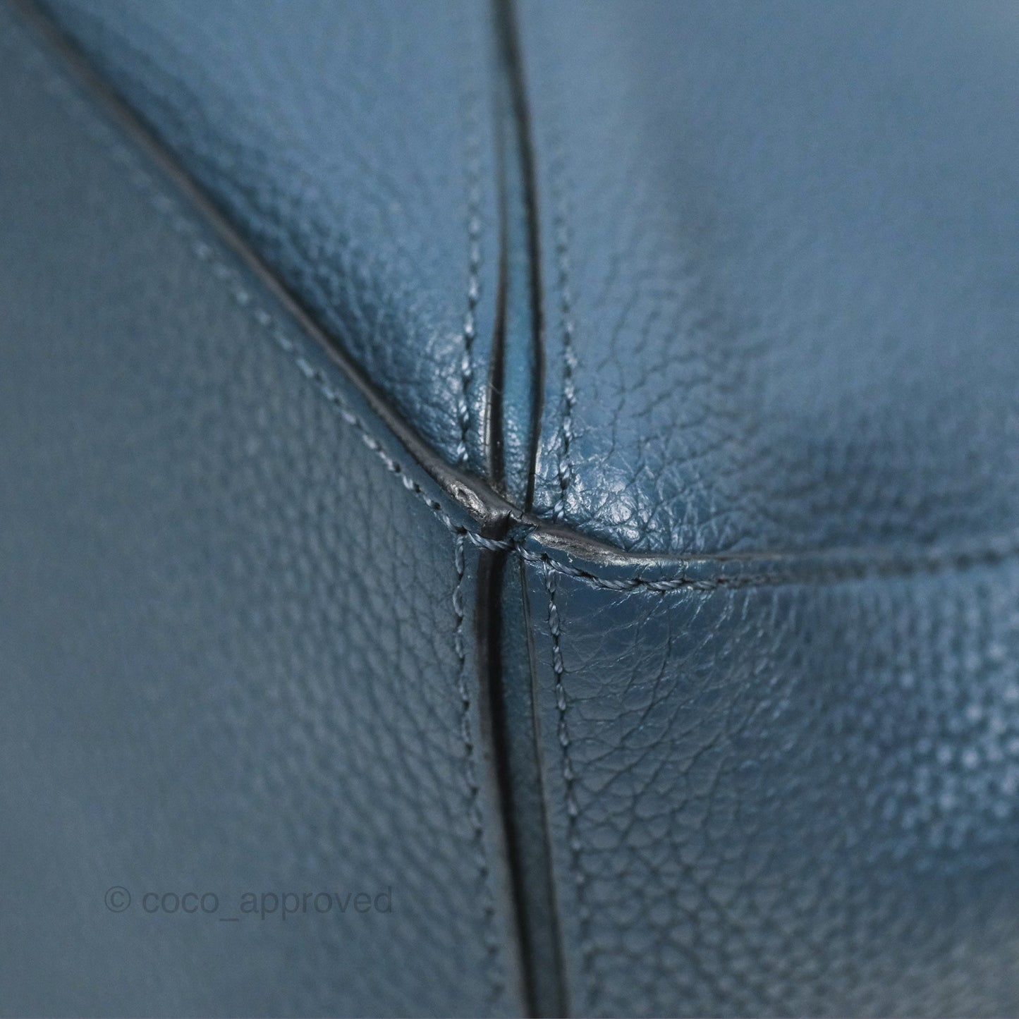Loewe Small Puzzle Bag Navy Grained Calfskin