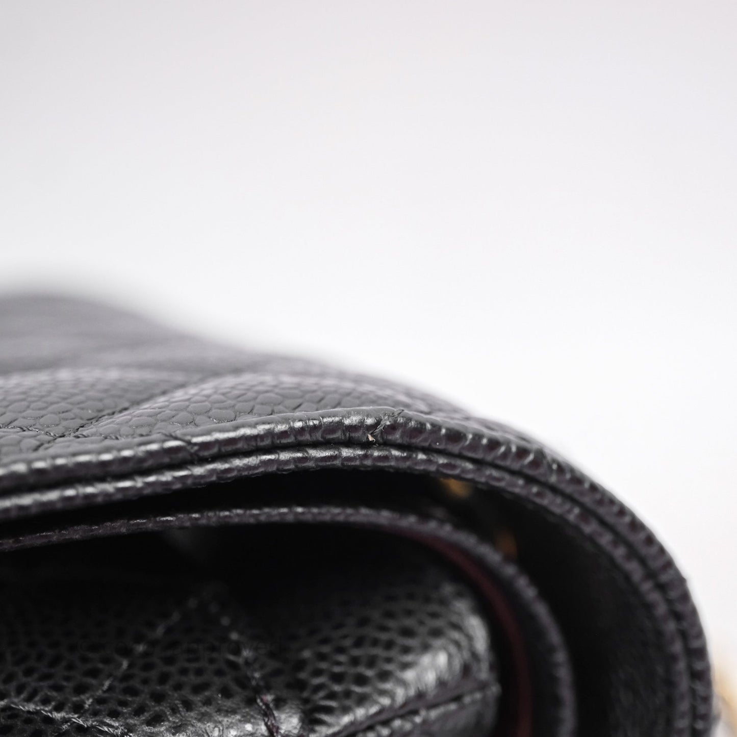 Chanel Small S/M Classic Flap Quilted Black Caviar Gold Hardware