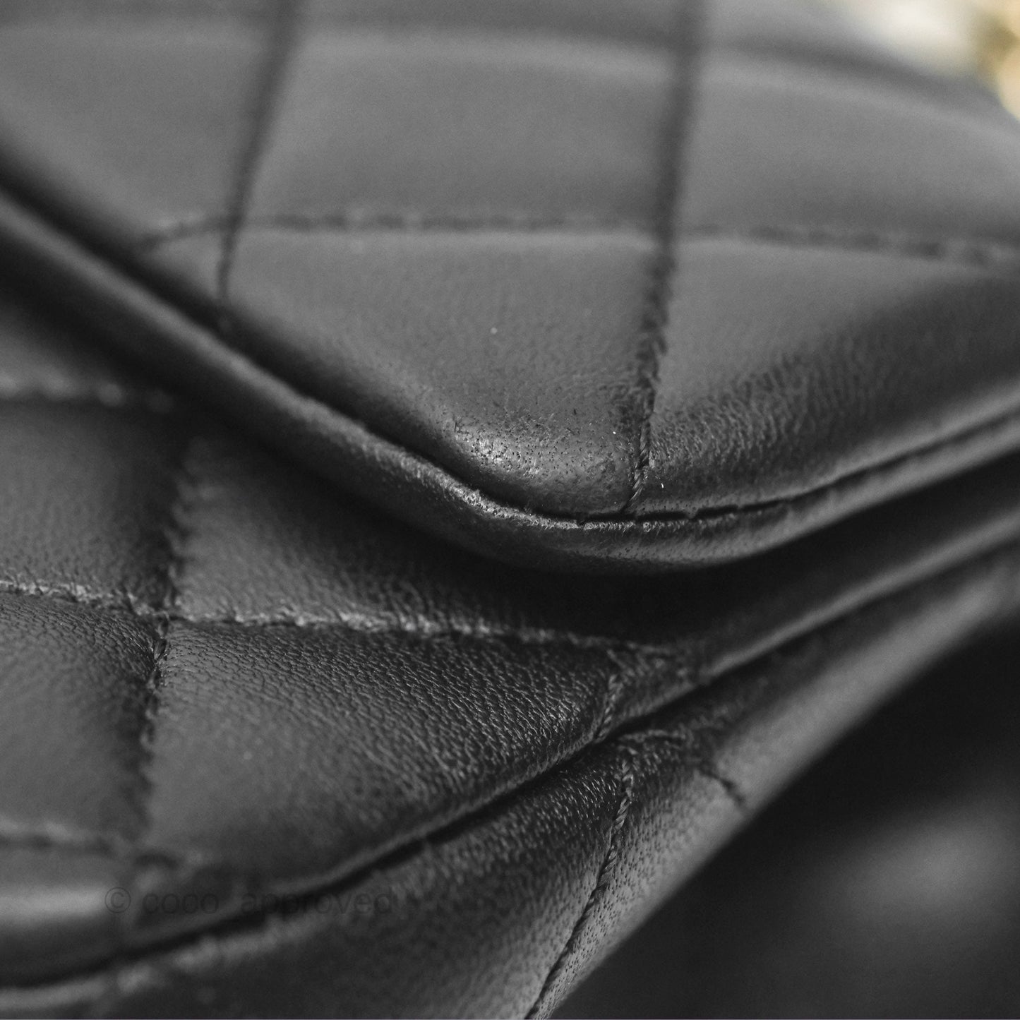 Chanel Ball Crush Mini Rectangular Black Lambskin Gold Hardware 23C