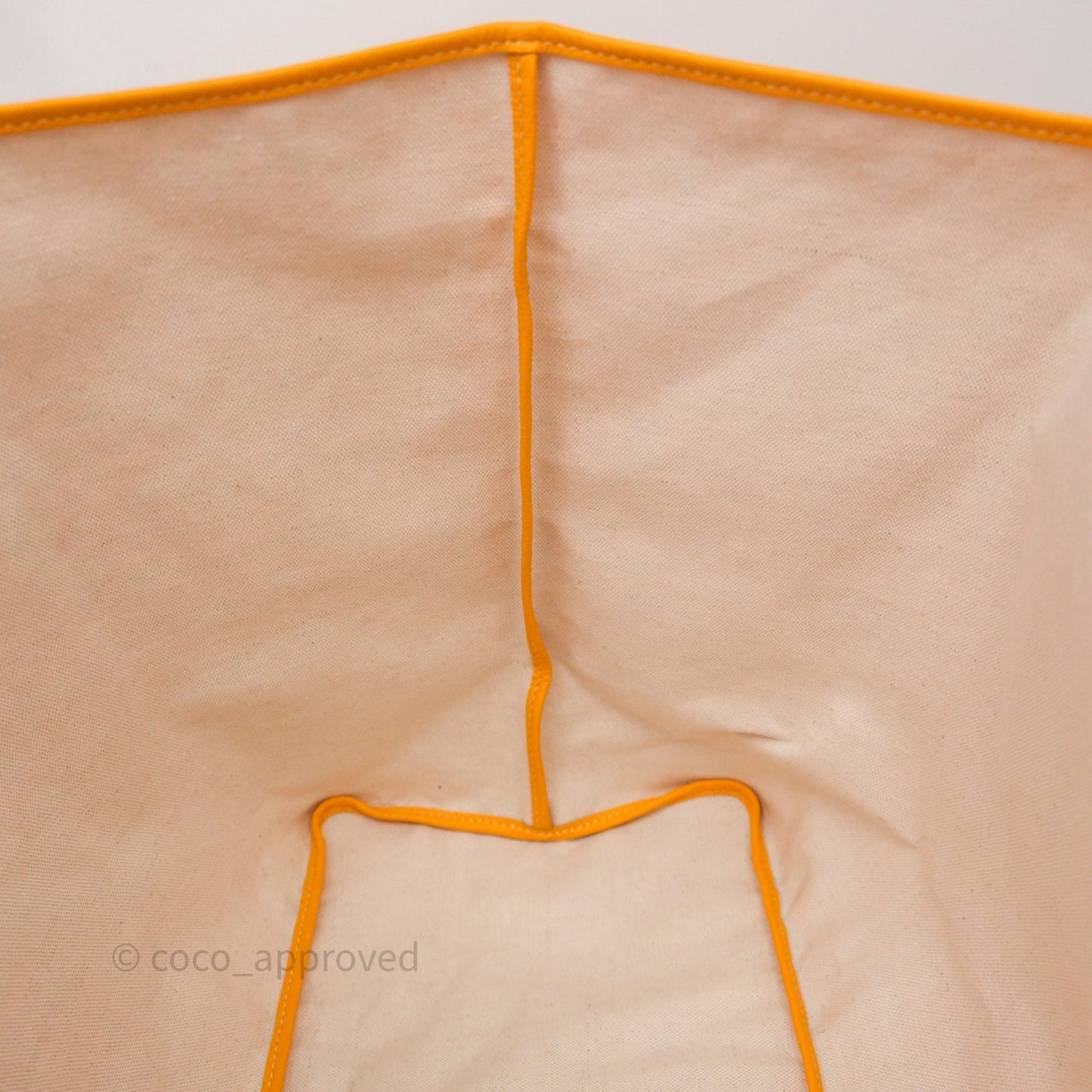 Goyard St. Louis GM Yellow Goyardine Canvas