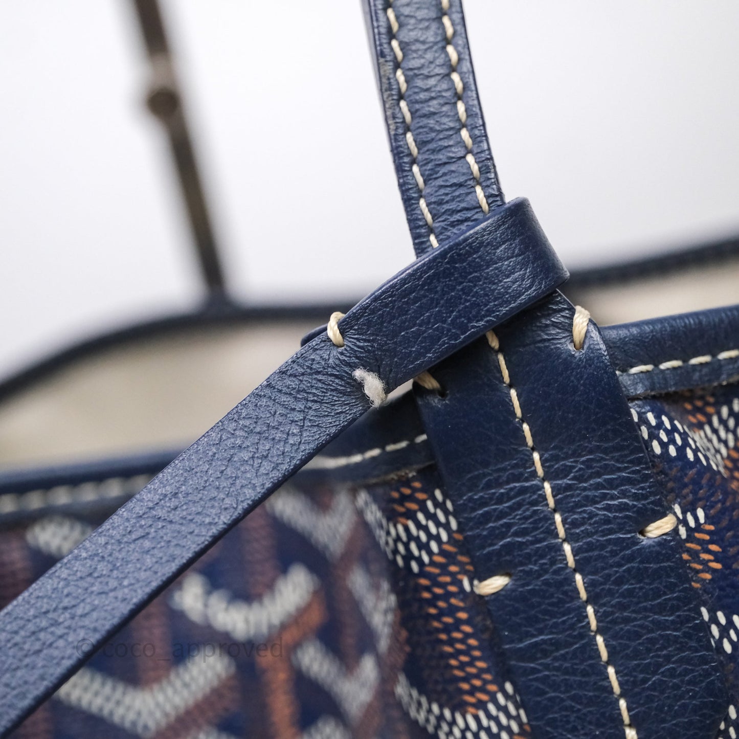 Goyard St Louis Tote PM Navy