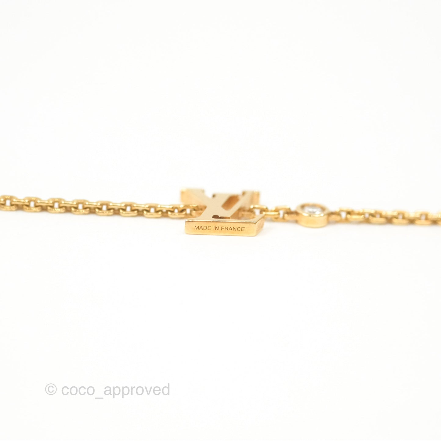 Louis Vuitton Idylle Blossom LV Bracelet 18K Yellow Gold Diamonds