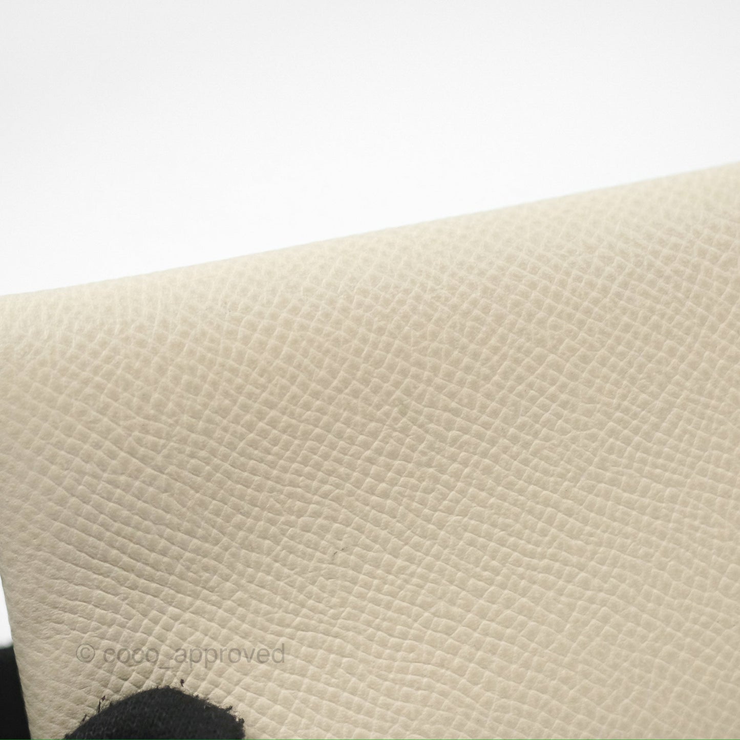 Hermès Calvi Card Holder Beton Epsom