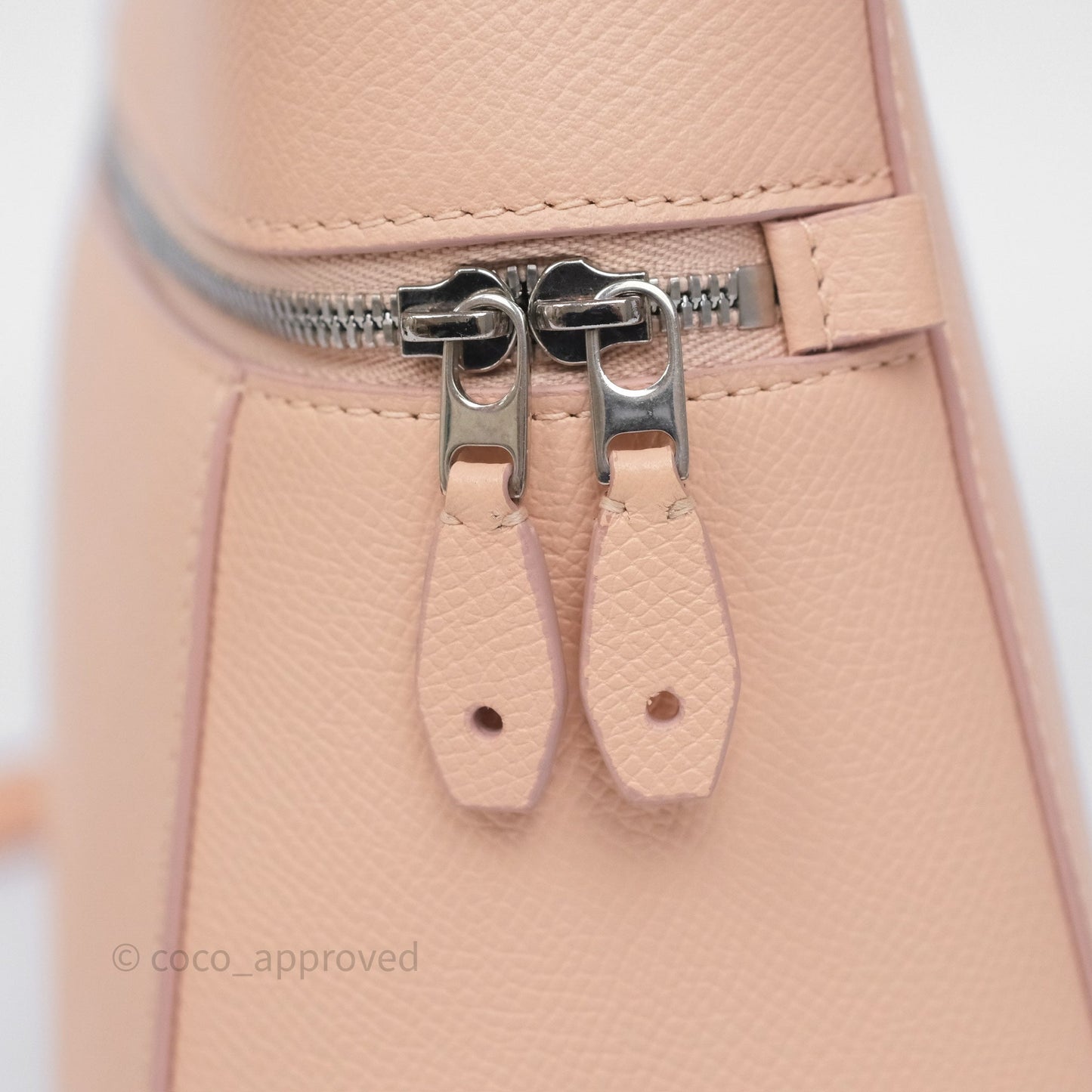 Loro Piana Extra Bag L27 Pink Calfskin Silver Hardware