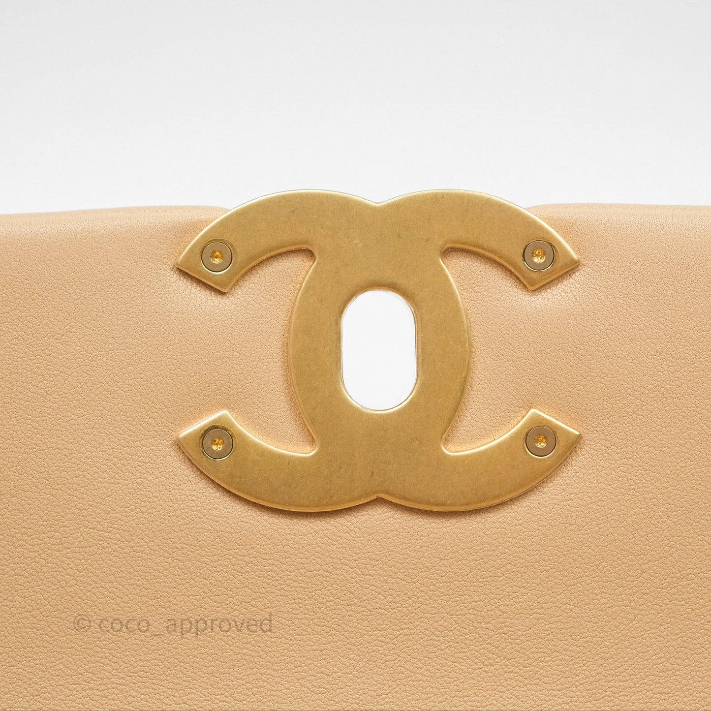 Chanel 19 Small Beige Mixed Hardware