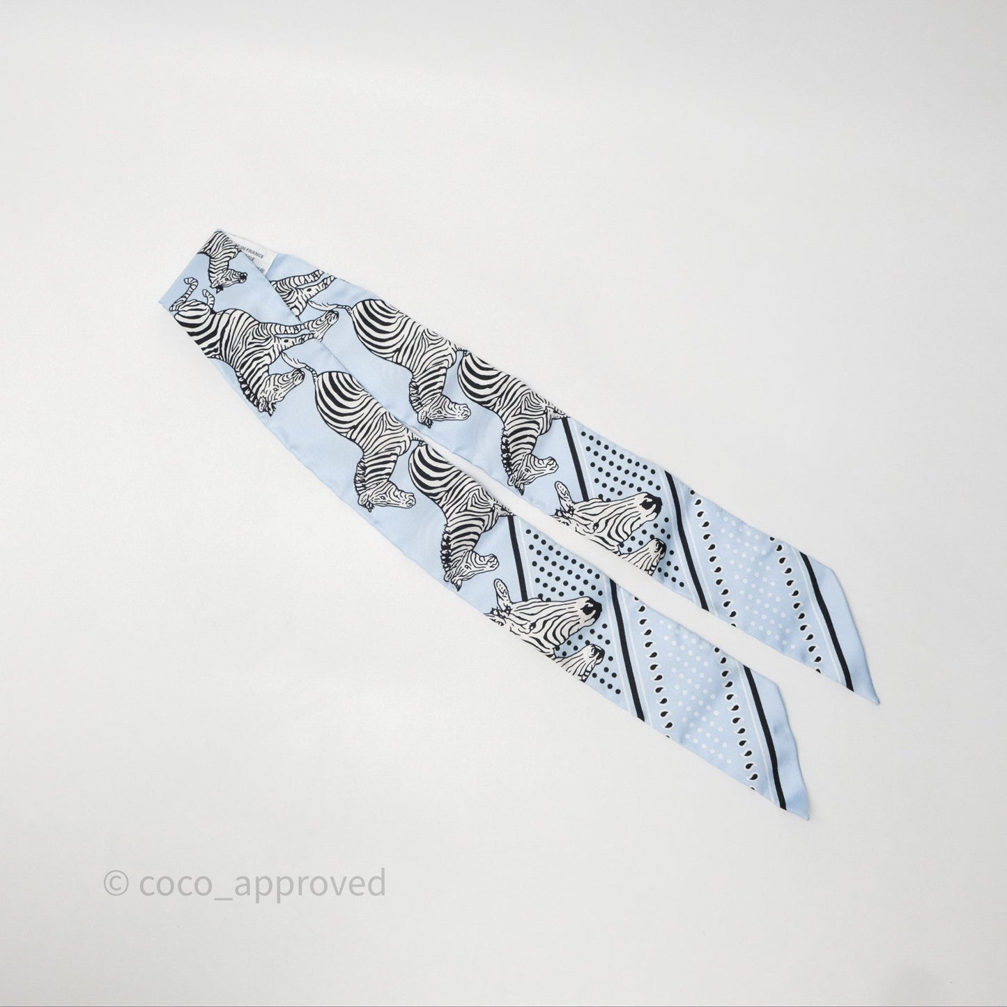 Hermès Les Zebres Bandana Twilly