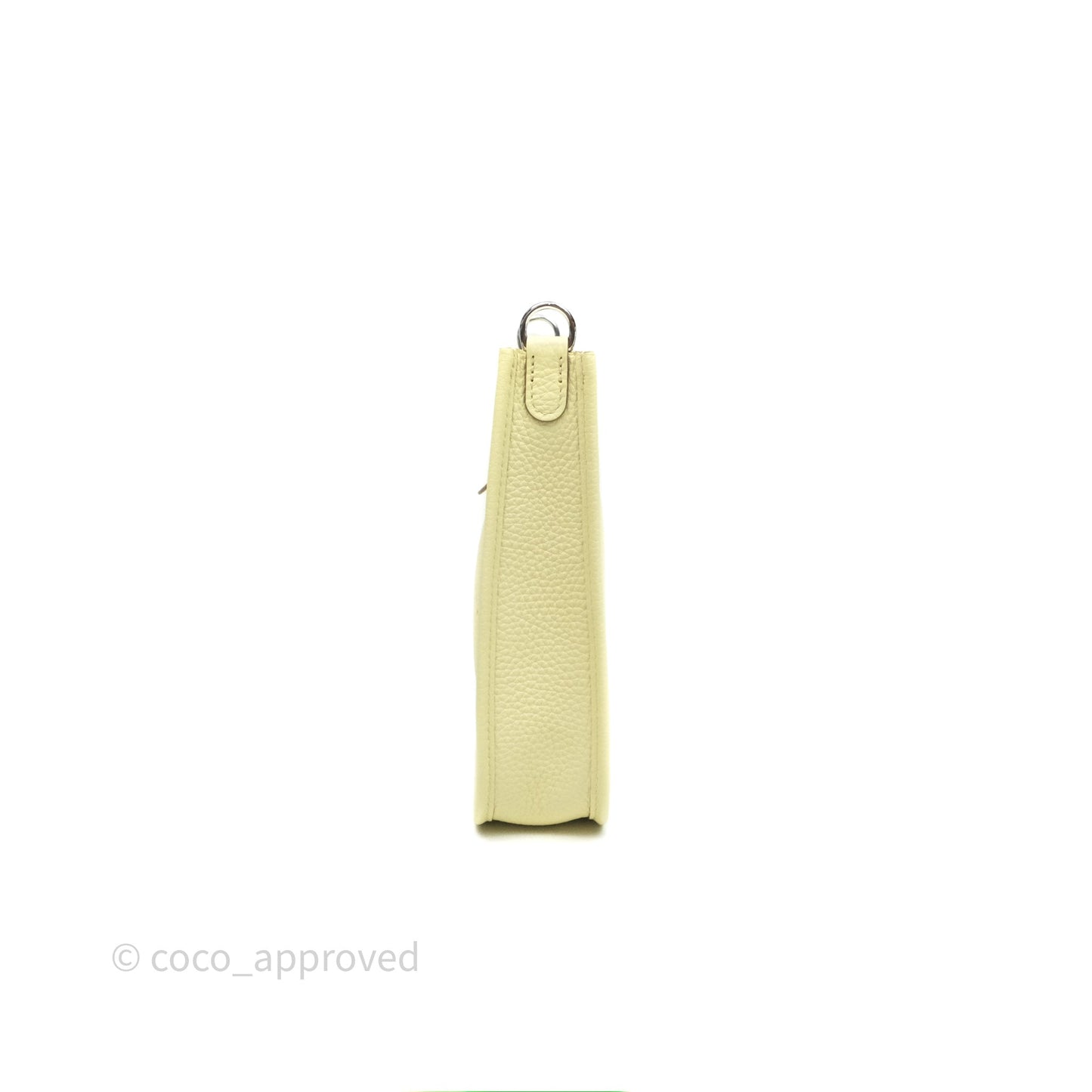 Hermès Mini Evelyne 16 Jaune Milton I8 Clemence Palladium Hardware