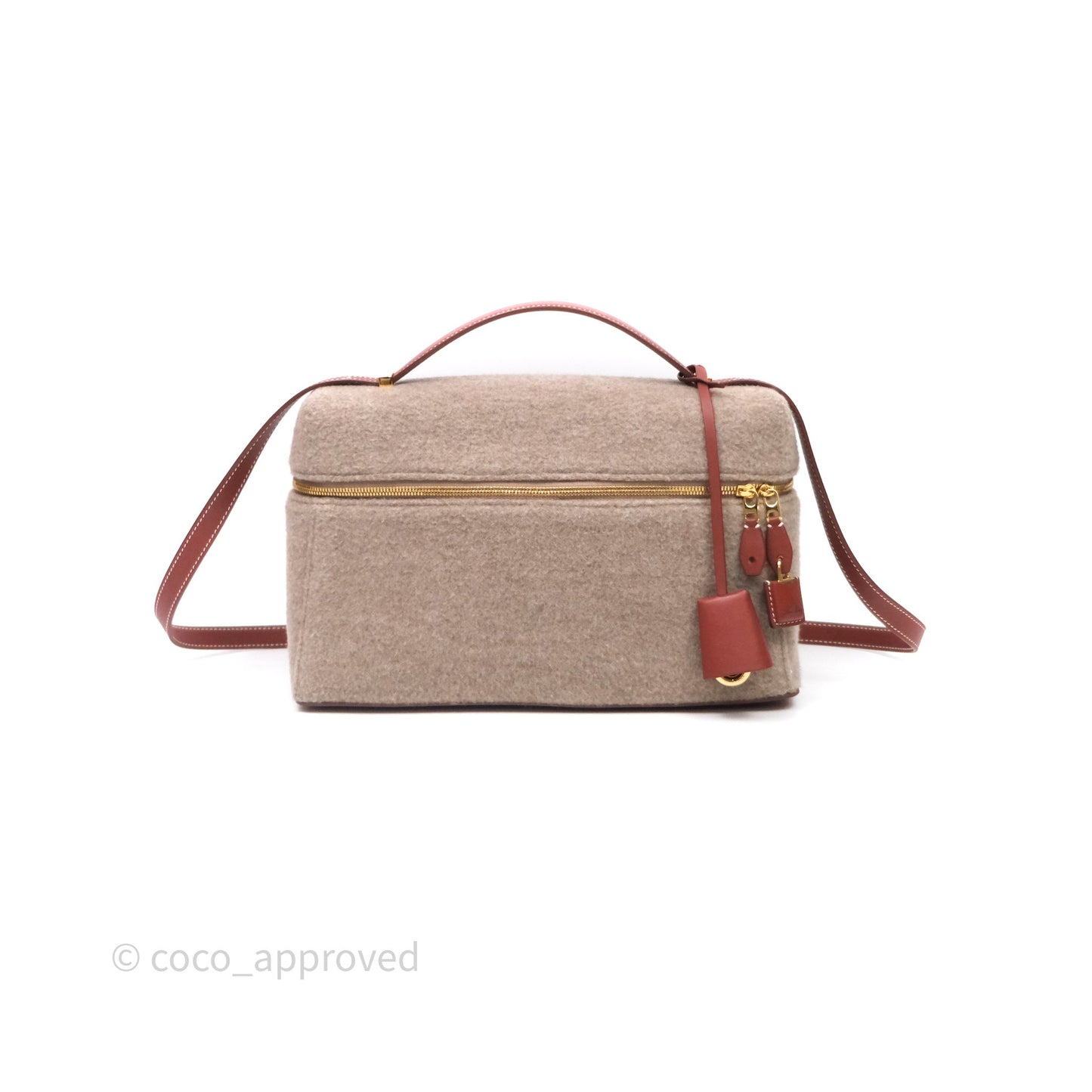 Loro Piana Extra Bag L27 Natural Brown/Deep Kummel Cashmere