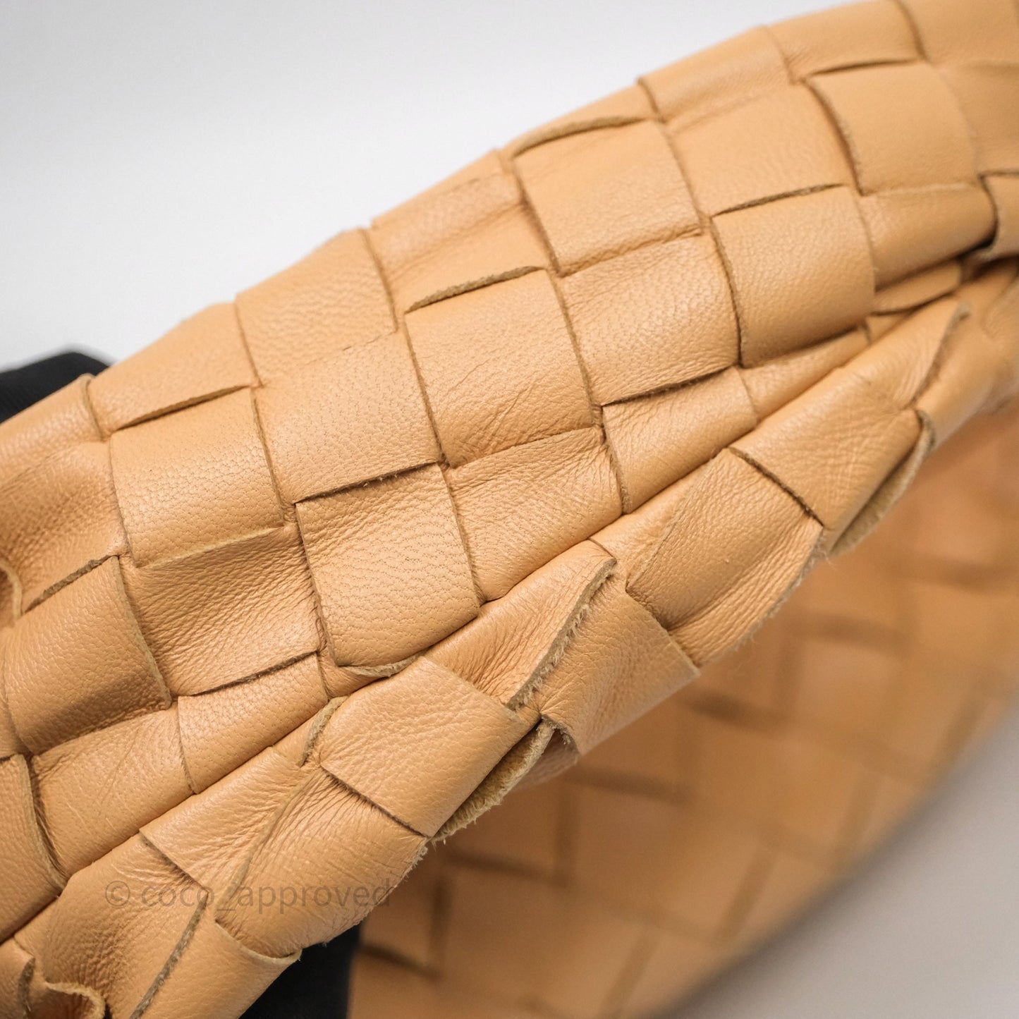 Bottega Veneta Mini Jodie Bag Intrecciato Beige Lambskin