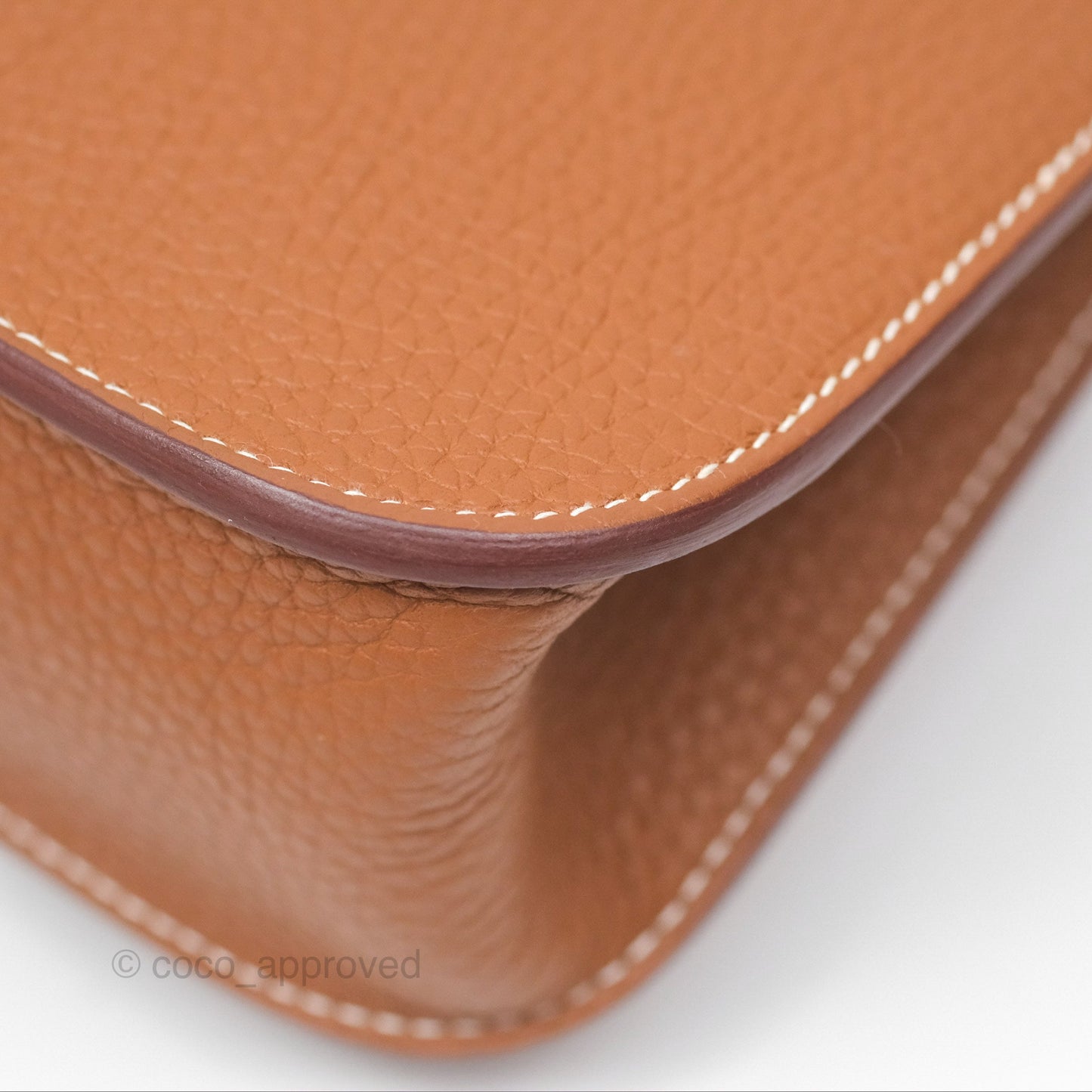 Hermès Halzan 25 Gold Clemence Gold Hardware
