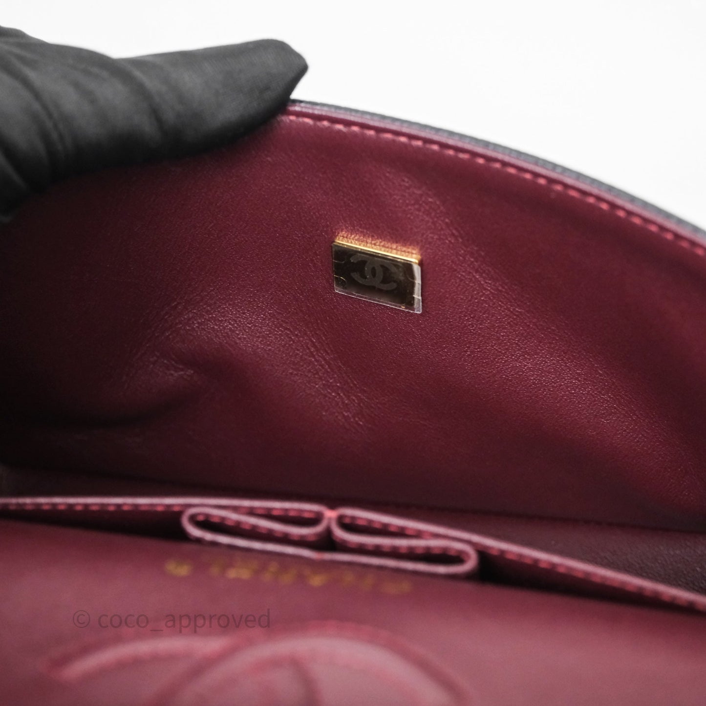 Chanel Small Classic Flap Quilted Black Caviar Gold Hardware