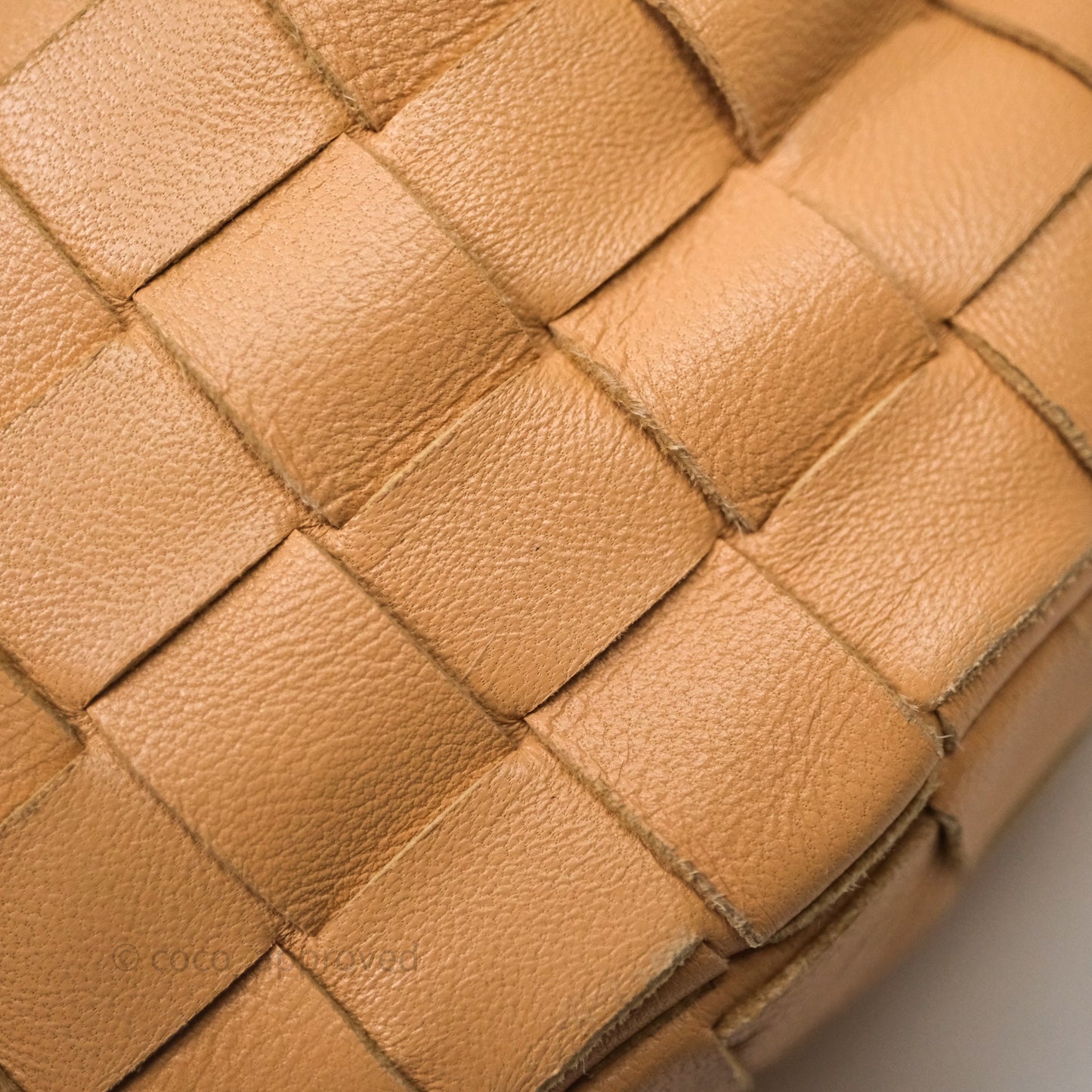 Bottega Veneta Mini Jodie Bag Intrecciato Beige Lambskin