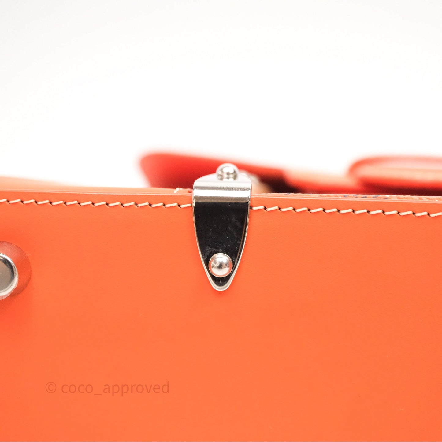 Goyard Saïgon Structuré Mini Bag Orange Goyardine Canvas