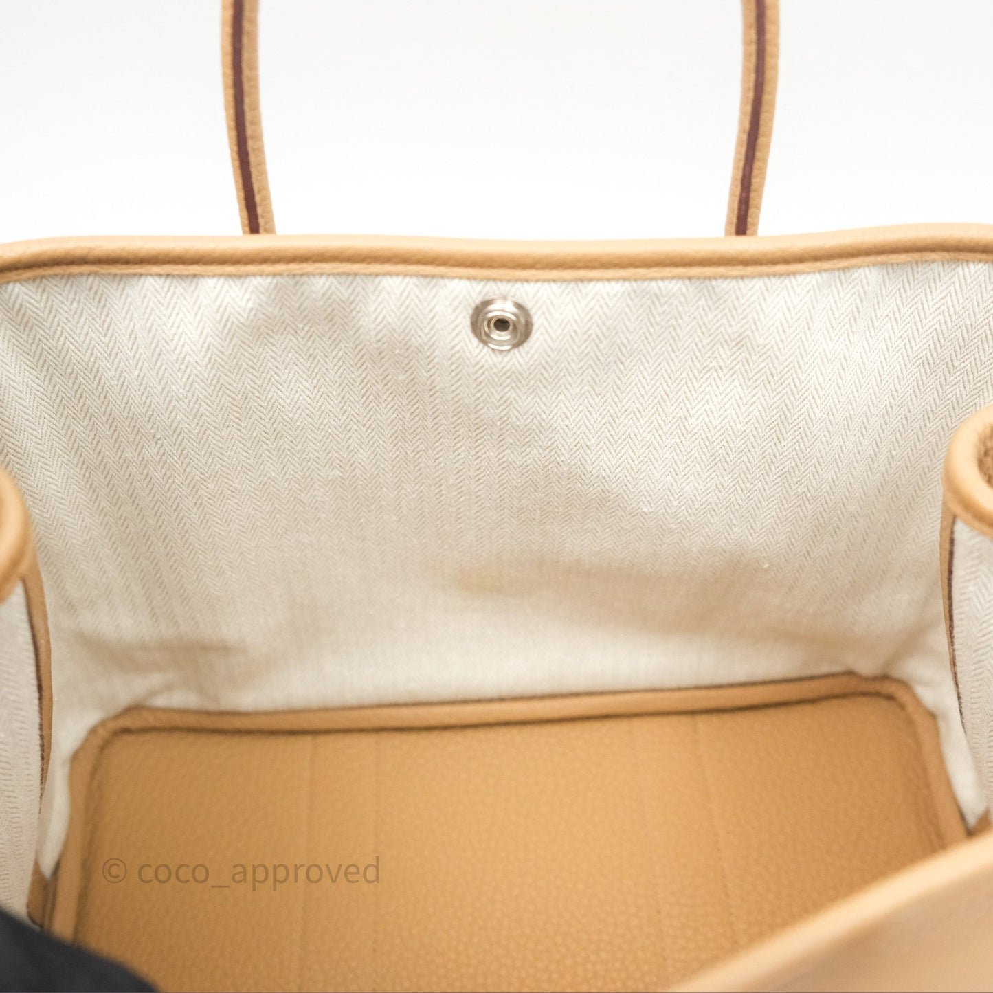 Hermès Garden Party 30 Biscuit 48 Negonda Palladium Hardware