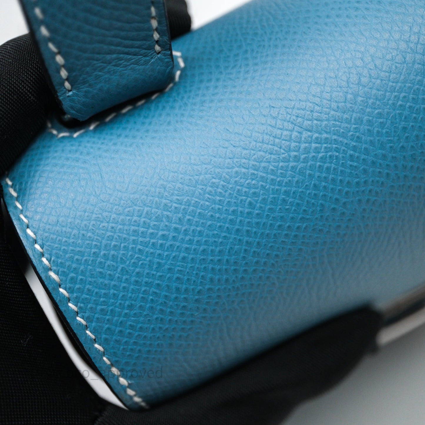 Hermès Della Cavalleria Mini II Bag 18 New Bleu Jean 75 Epsom Palladium Hardware