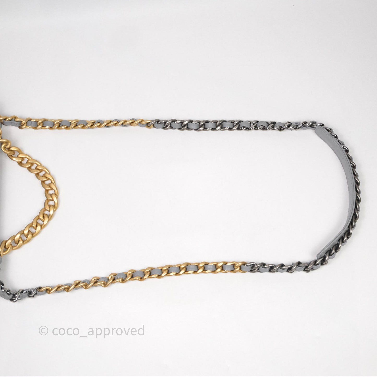 Chanel 19 Small Grey Mixed Hardware