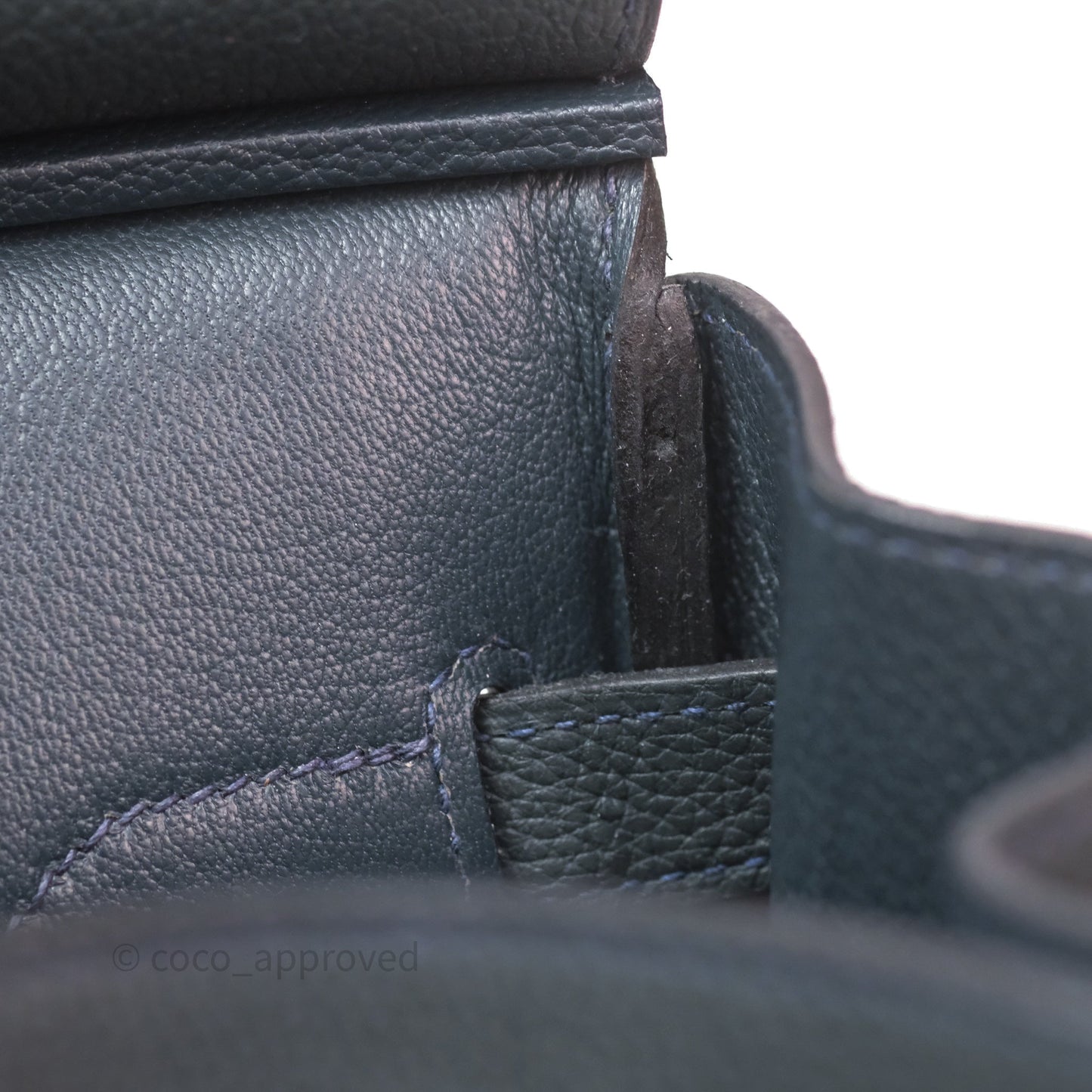 Hermès Birkin 30 Vert Rousseau V0 Togo Palladium Hardware