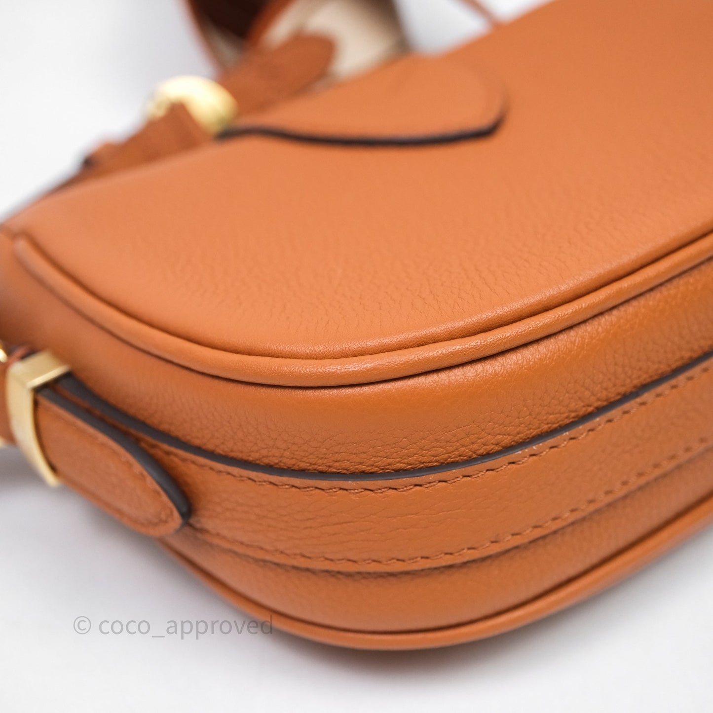 Louis Vuitton Pont 9 Soft PM Brown Grained Calfskin Gold Hardware