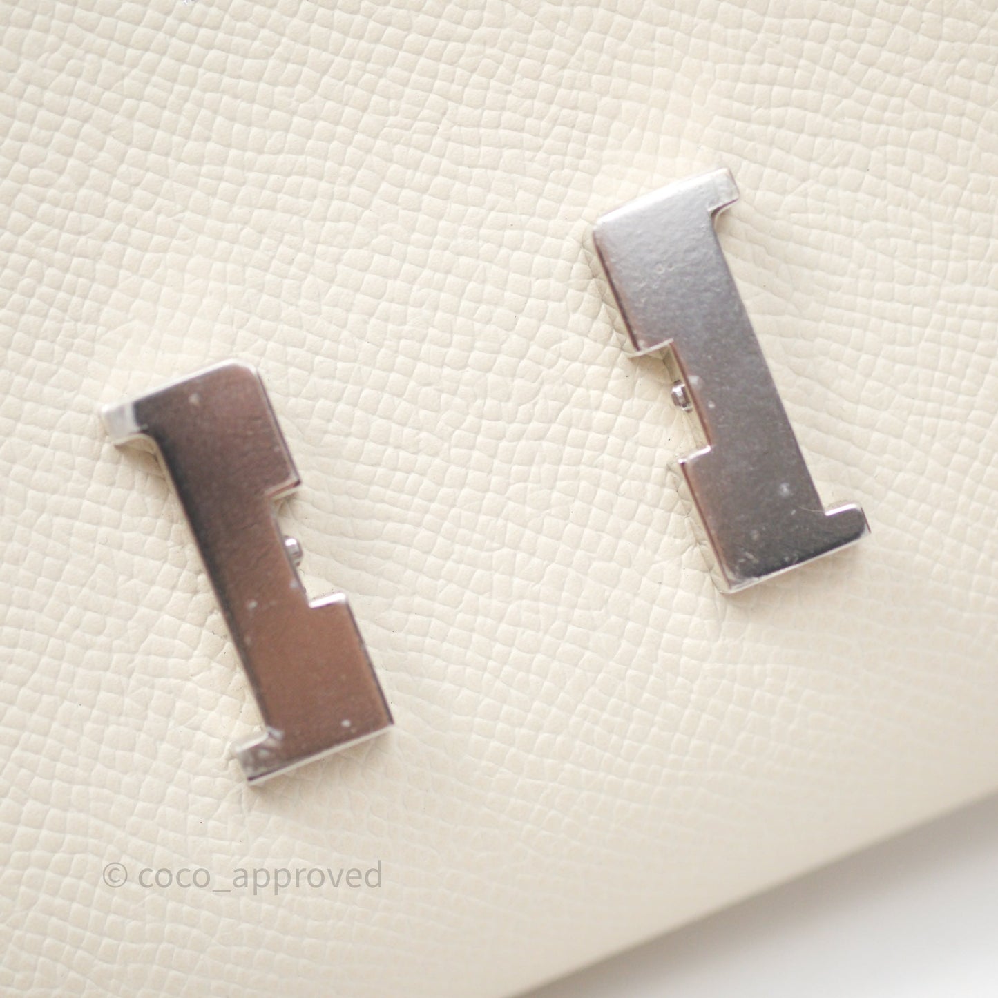 Hermès Constance To Go Wallet Craie 10 Epsom Palladium Hardware