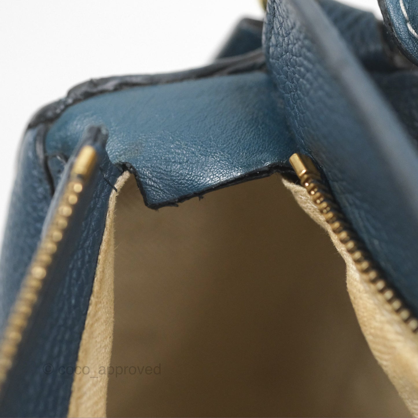 Loewe Small Puzzle Bag Navy Grained Calfskin