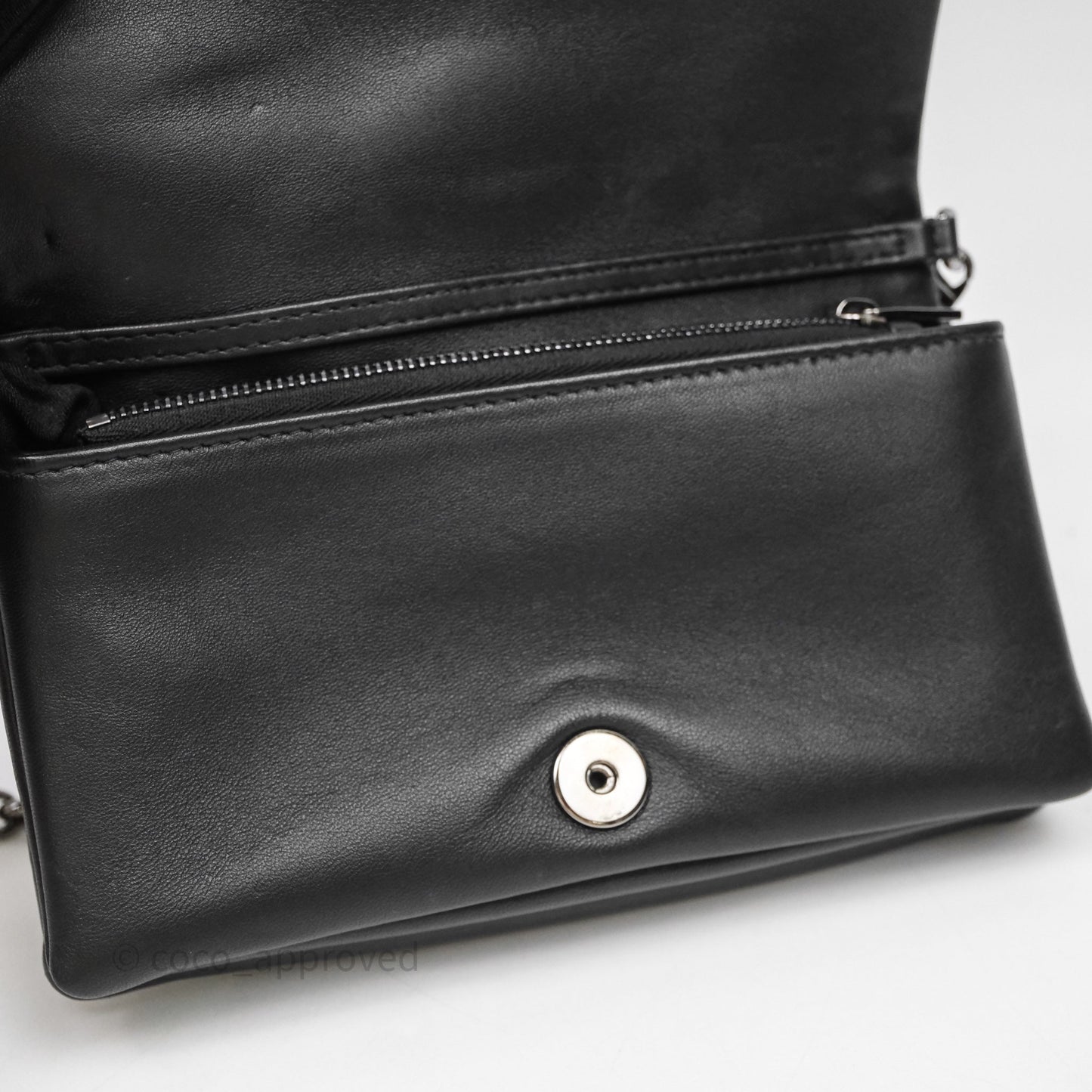 Christian Dior Mini Caro Bag Black Macrocannage