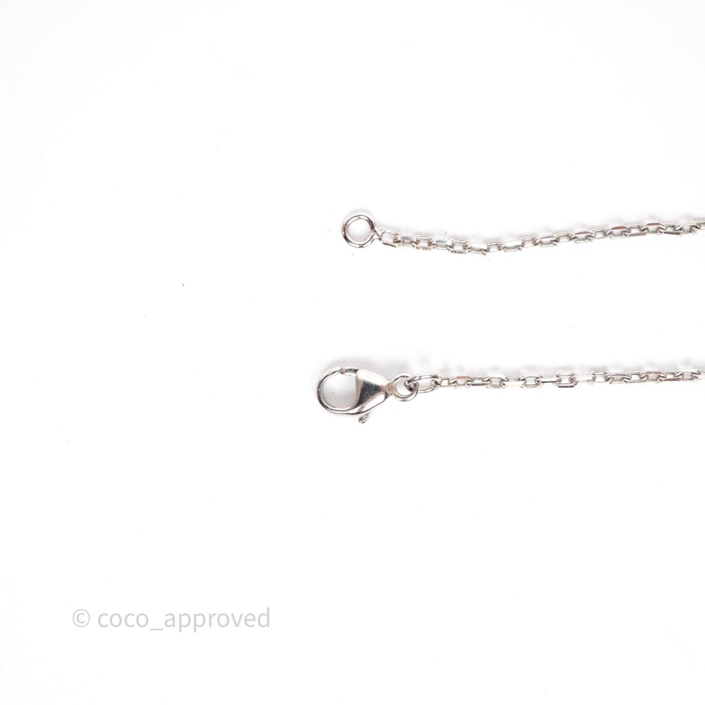 Hermès Mini Pop H Pink Pendant Necklace Palladium Hardware