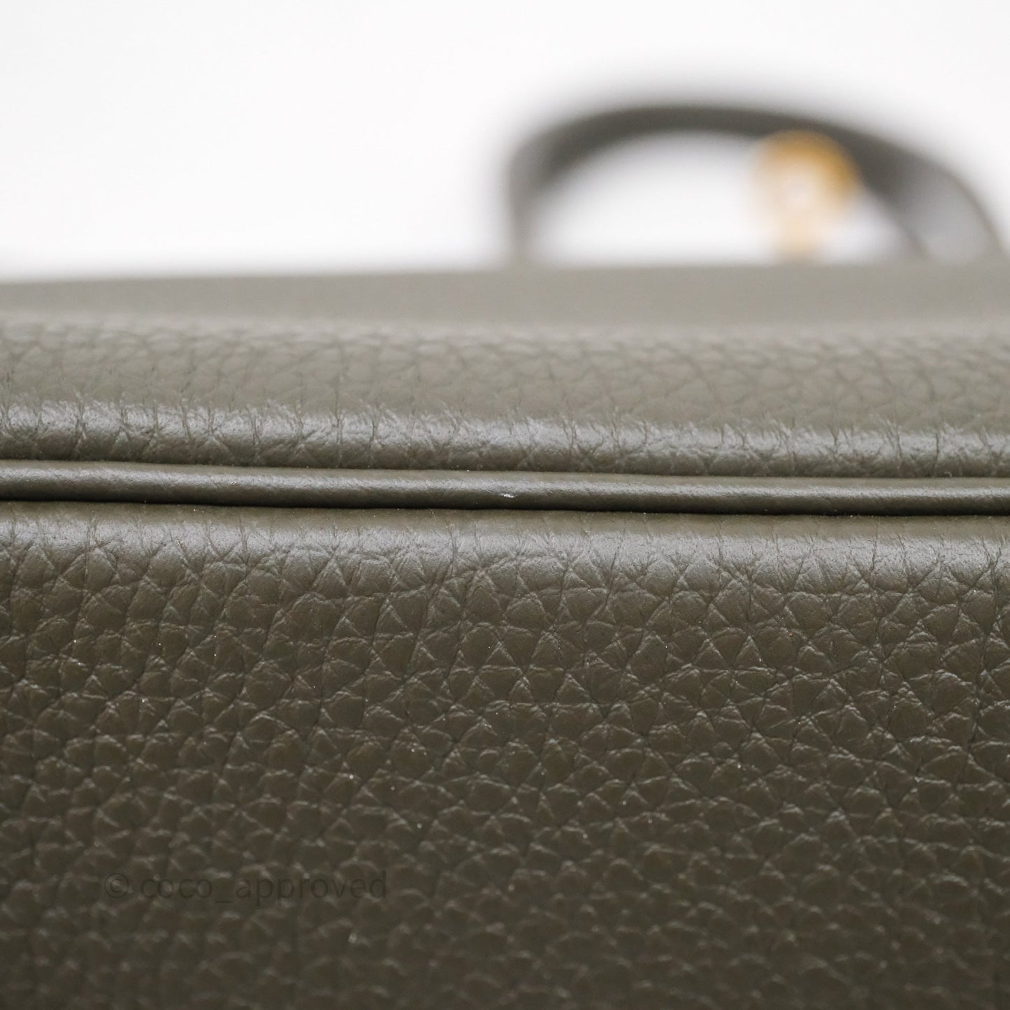 Hermès Birkin 25 Vert De Gris Togo Gold Hardware