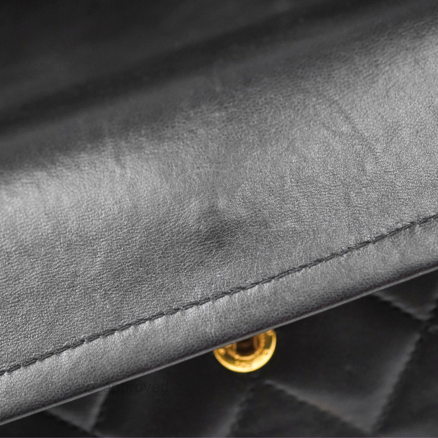 Chanel Classic Vintage Small Flap Black Lambskin 24K Gold Hardware