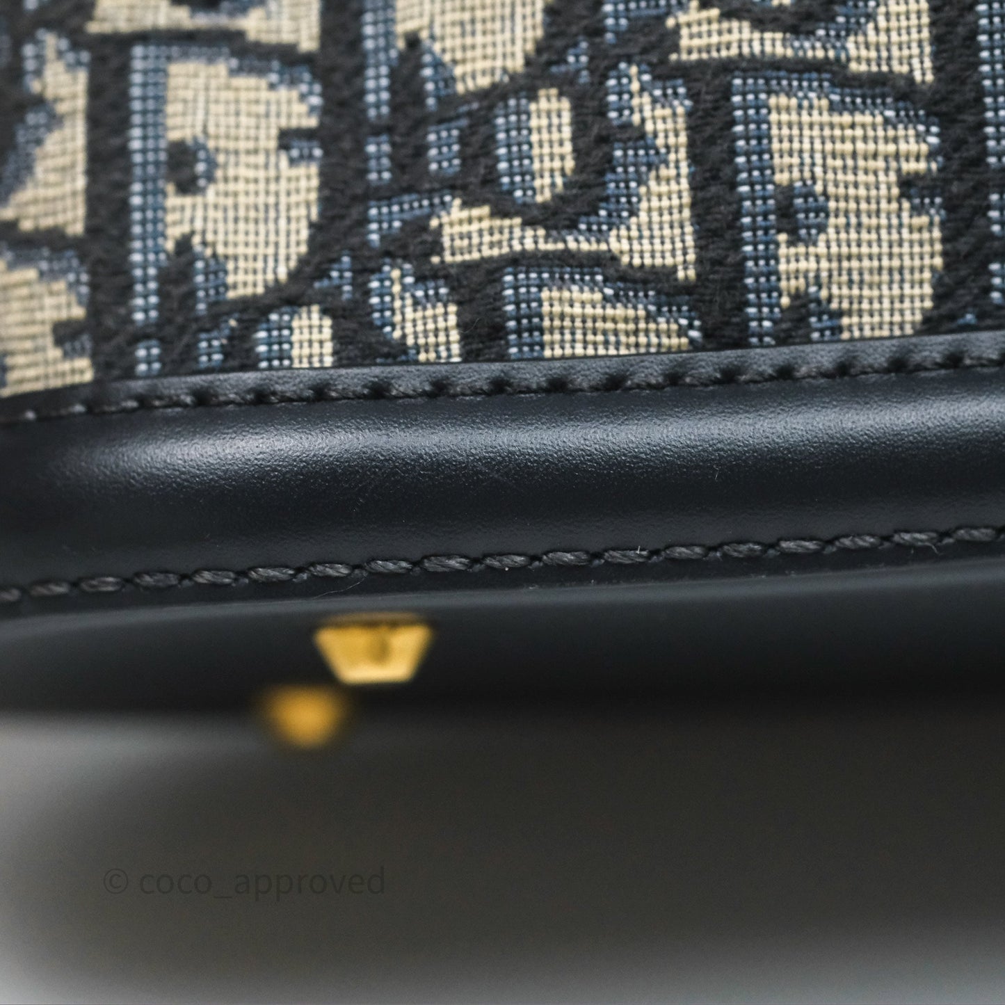 Christian Dior Medium O C'est Dior Bucket Bag Blue Dior Oblique Jacquard