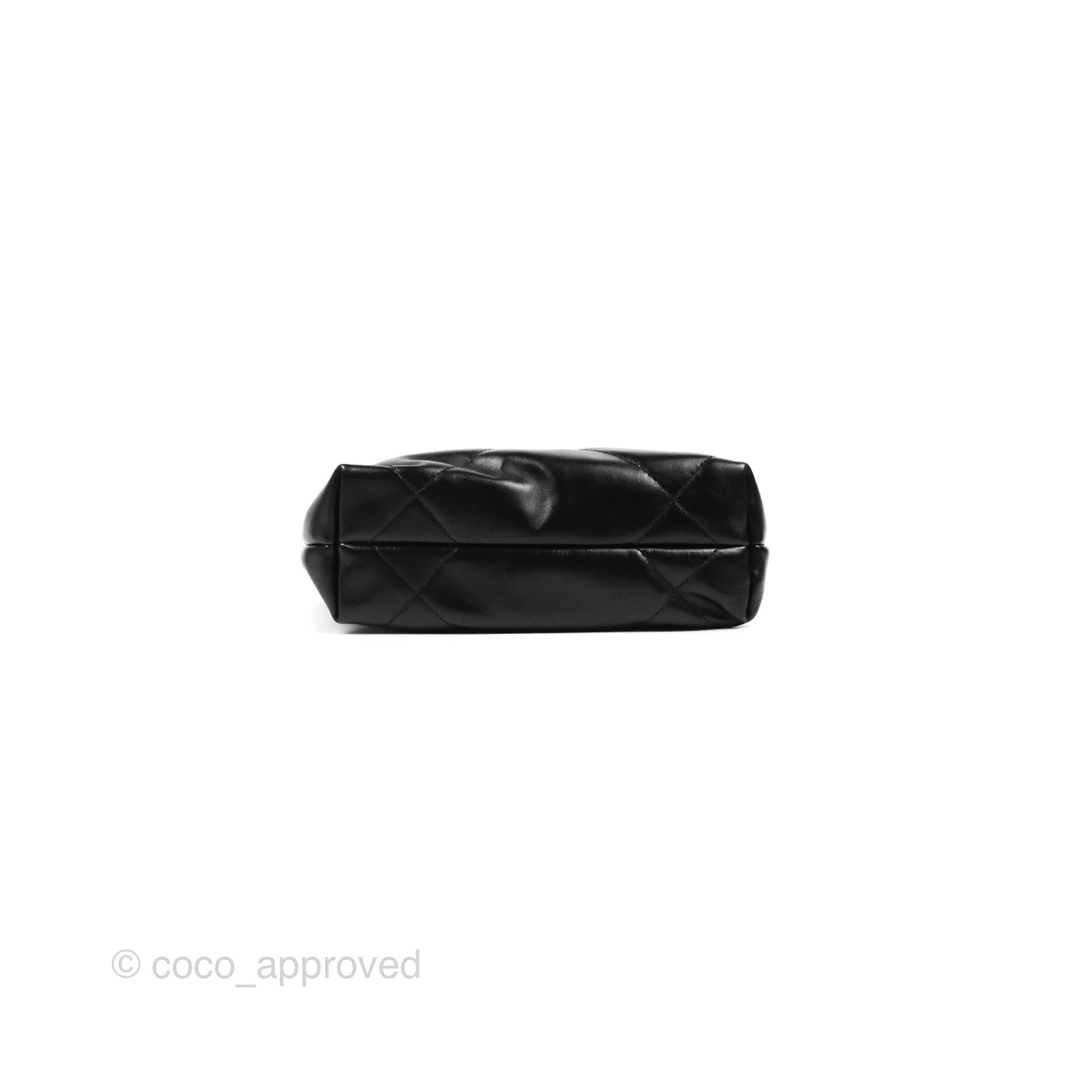 Chanel 22 Mini Bag Black Crumpled Calfskin