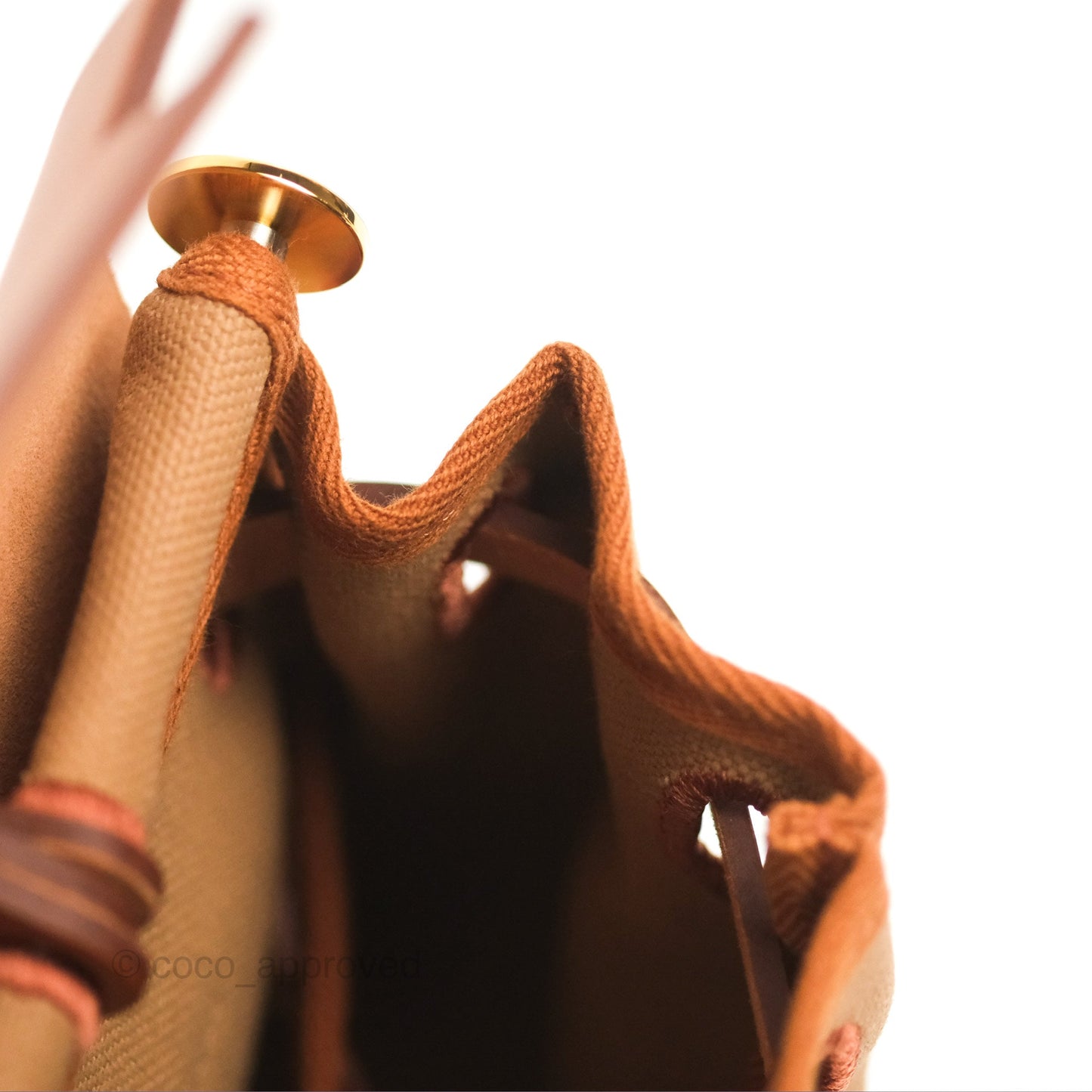 Hermès Herbag Zip Retourne 31 Chai 0M/Fauve 34 Canvas Gold Hardware