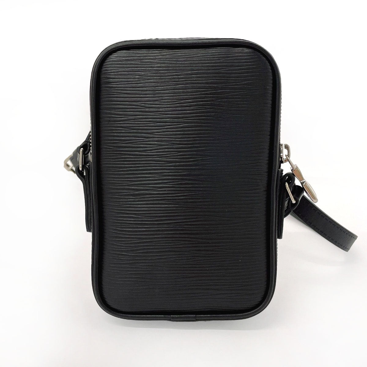 LOUIS VUITTON Shoulder Bag M55120 Epi Leather black LV circle Danube PM
