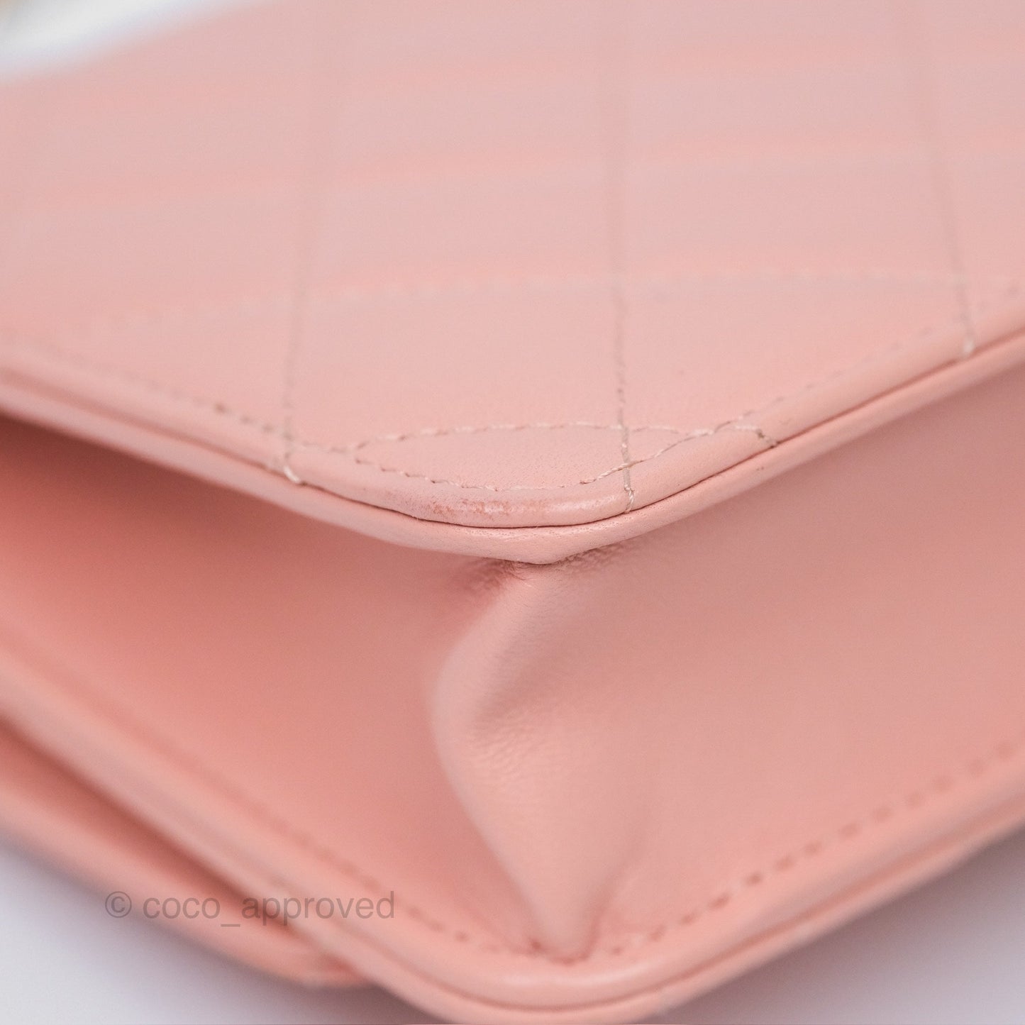 Chanel Trendy CC WOC Quilted Salmon Pink Lambskin Gold Hardware