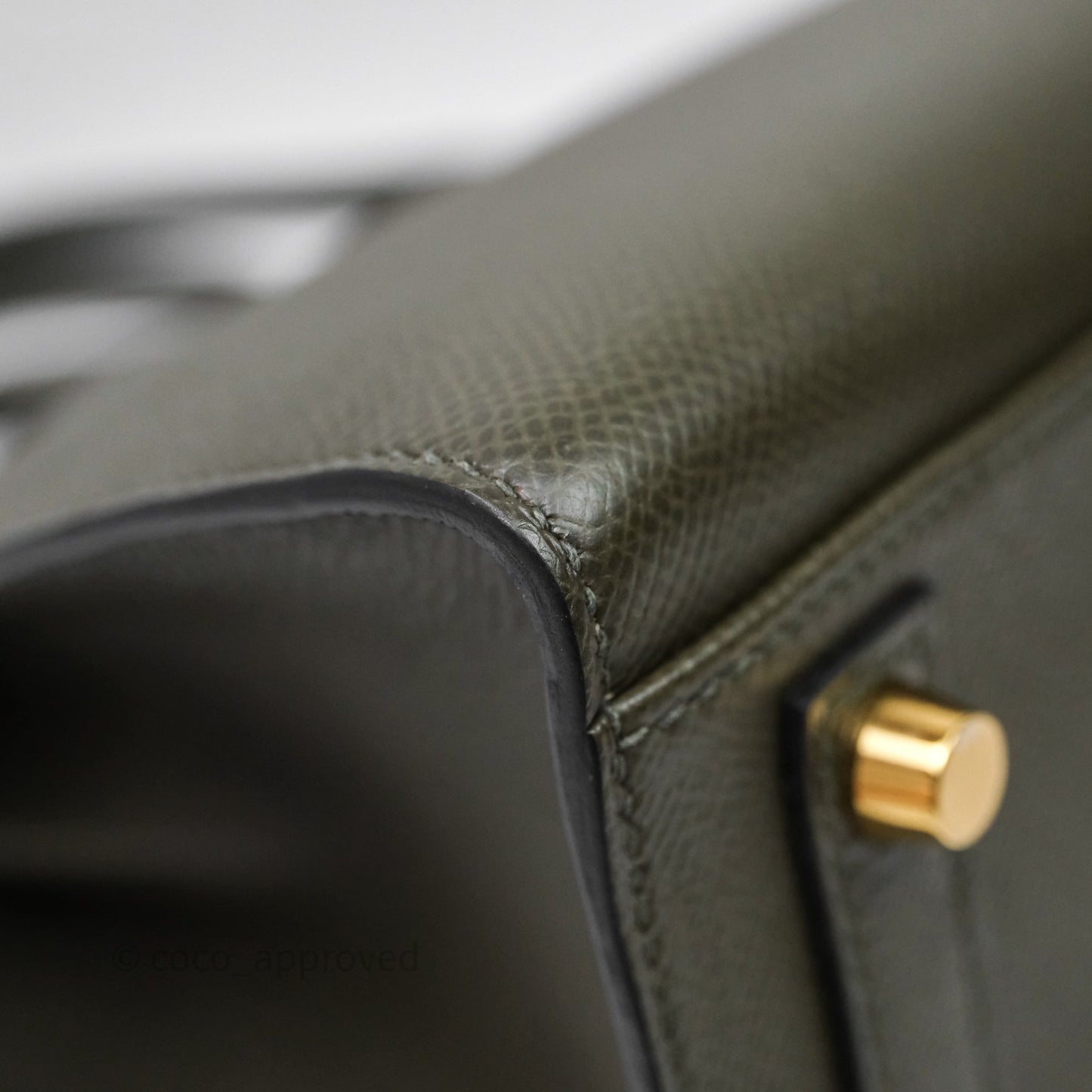 Hermès Birkin 30 Vert de Gris C6 Epsom Gold Hardware