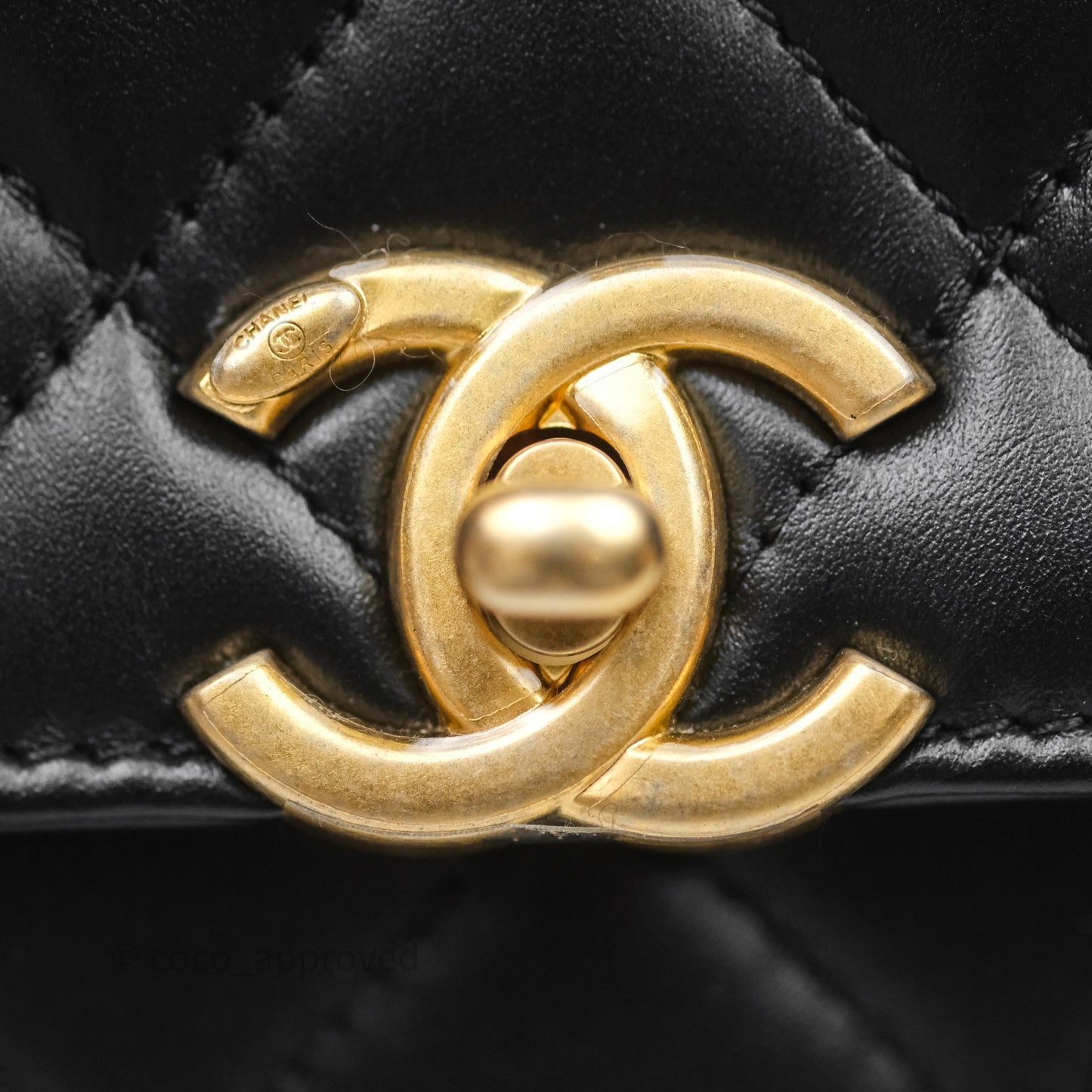 Chanel Quilted Mini Perfect Fit Adjustable Black Calfskin Gold Hardware