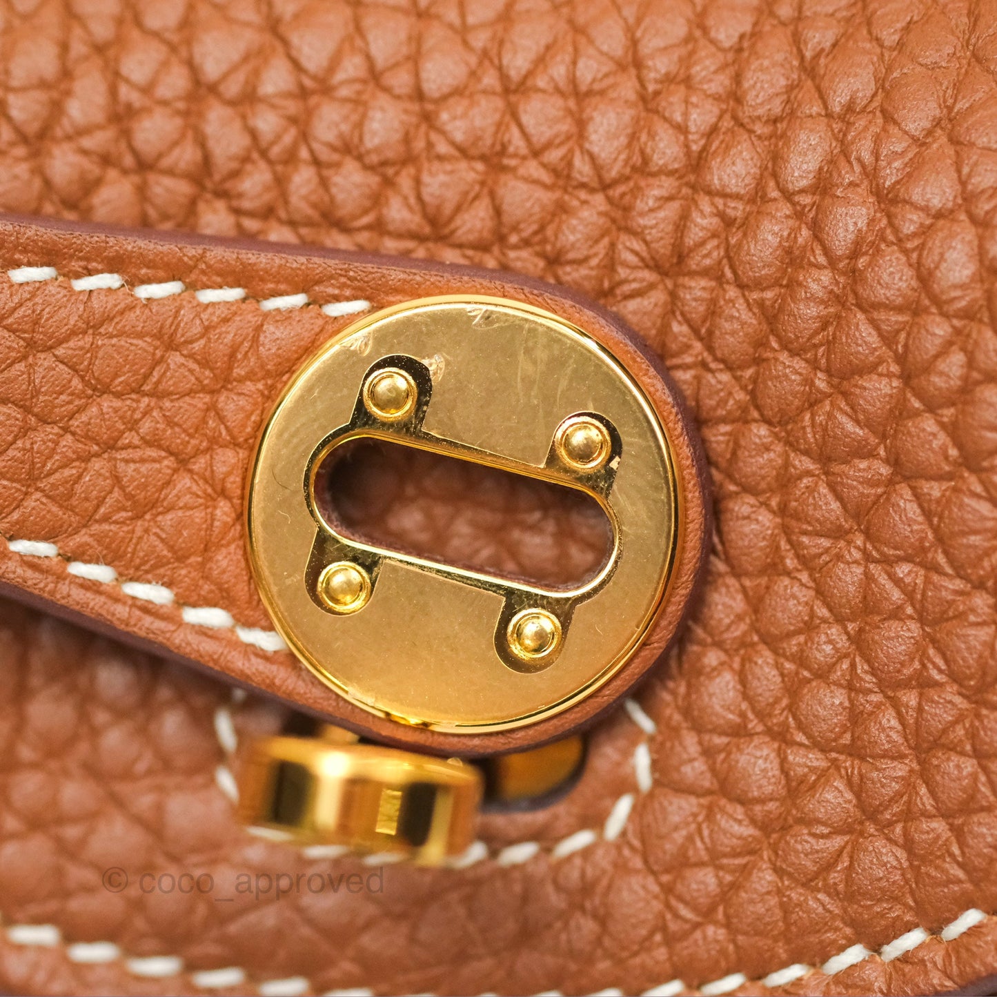 Hermès Mini Lindy 20 Gold Clemence Gold Hardware