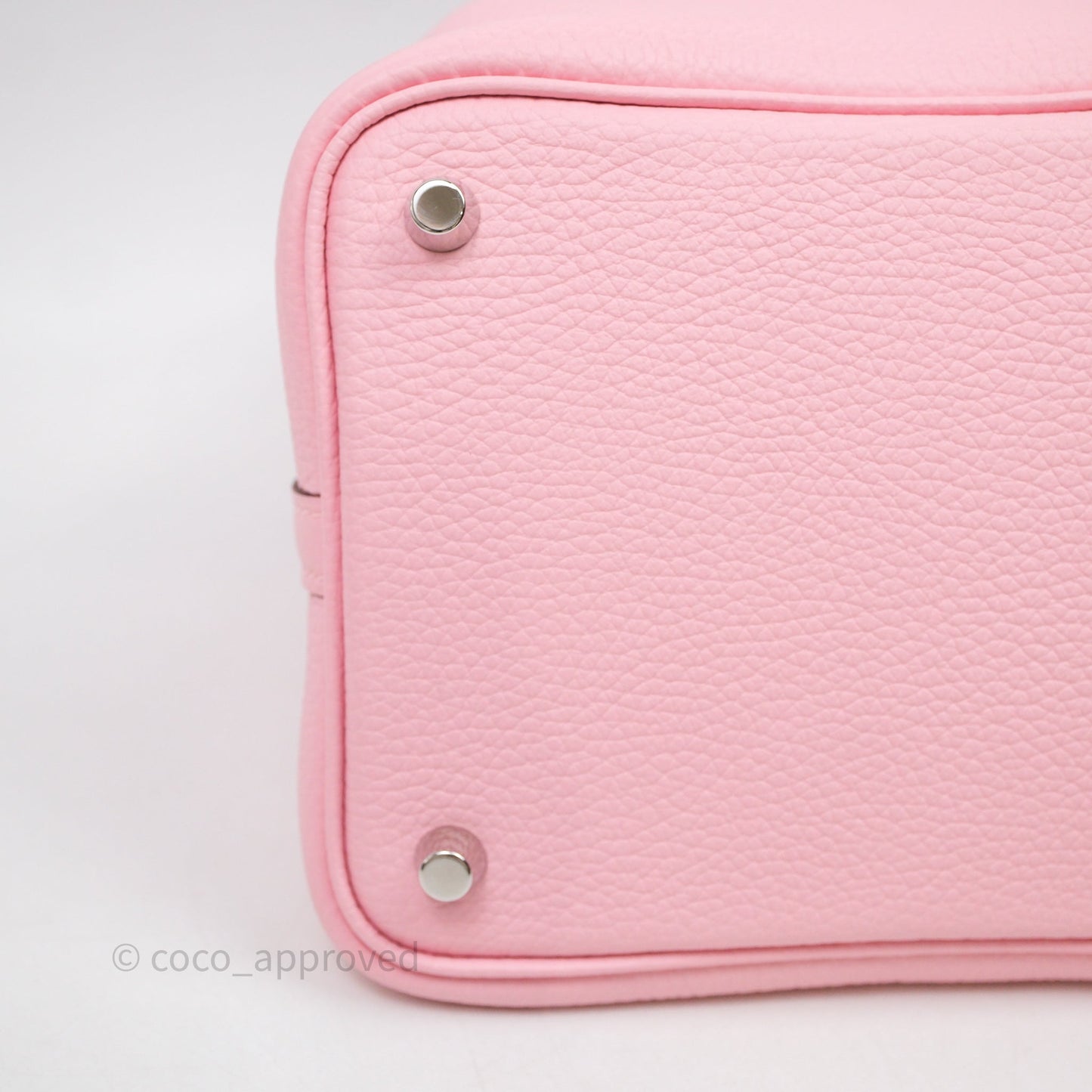 Hermès Picotin 18 Rose Sakura 3Q Clemence Palladium Hardware