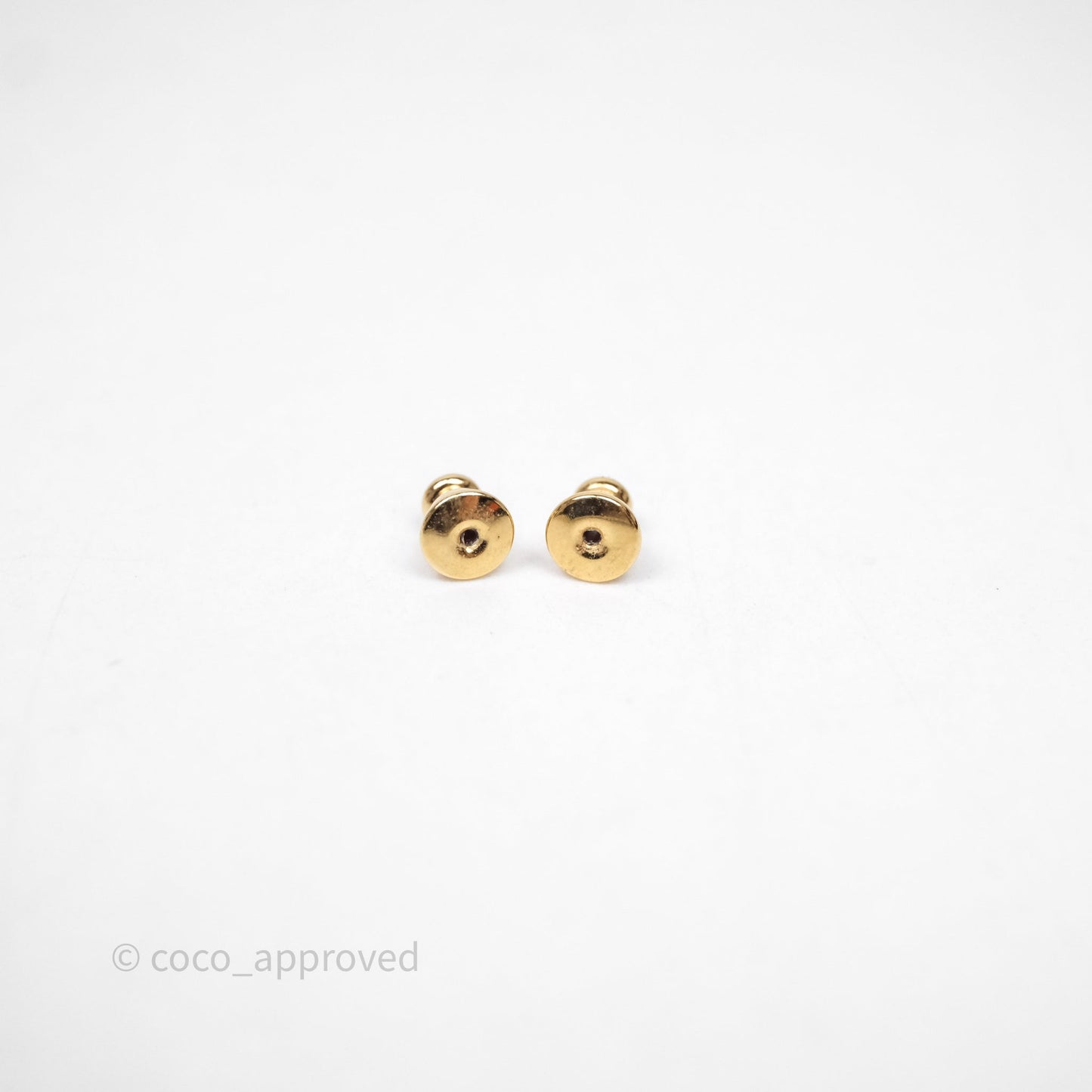 Christian Dior Clair D Lune Earrings Gold