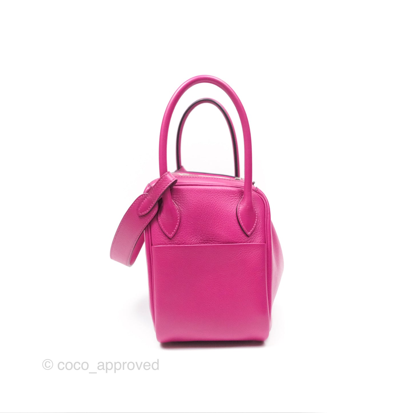 Hermès Lindy 26 Rose Pourpre Evercolor Palladium Hardware