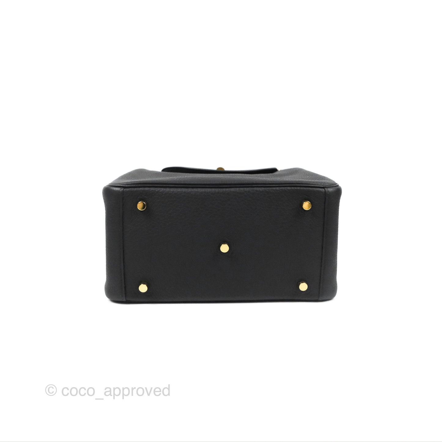 Hermès Lindy 26 Black Clemence Gold Hardware