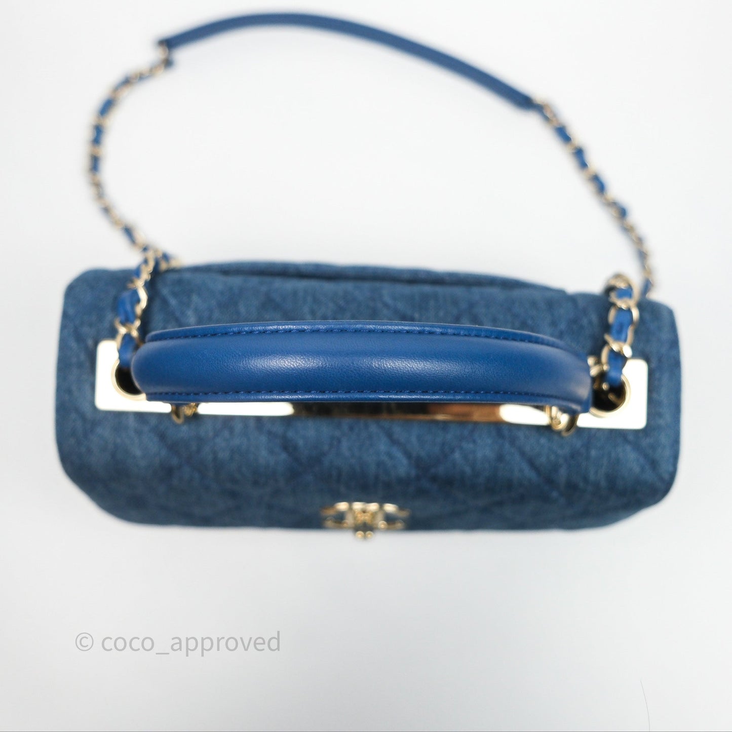 Chanel Small Trendy CC Denim Gold Hardware
